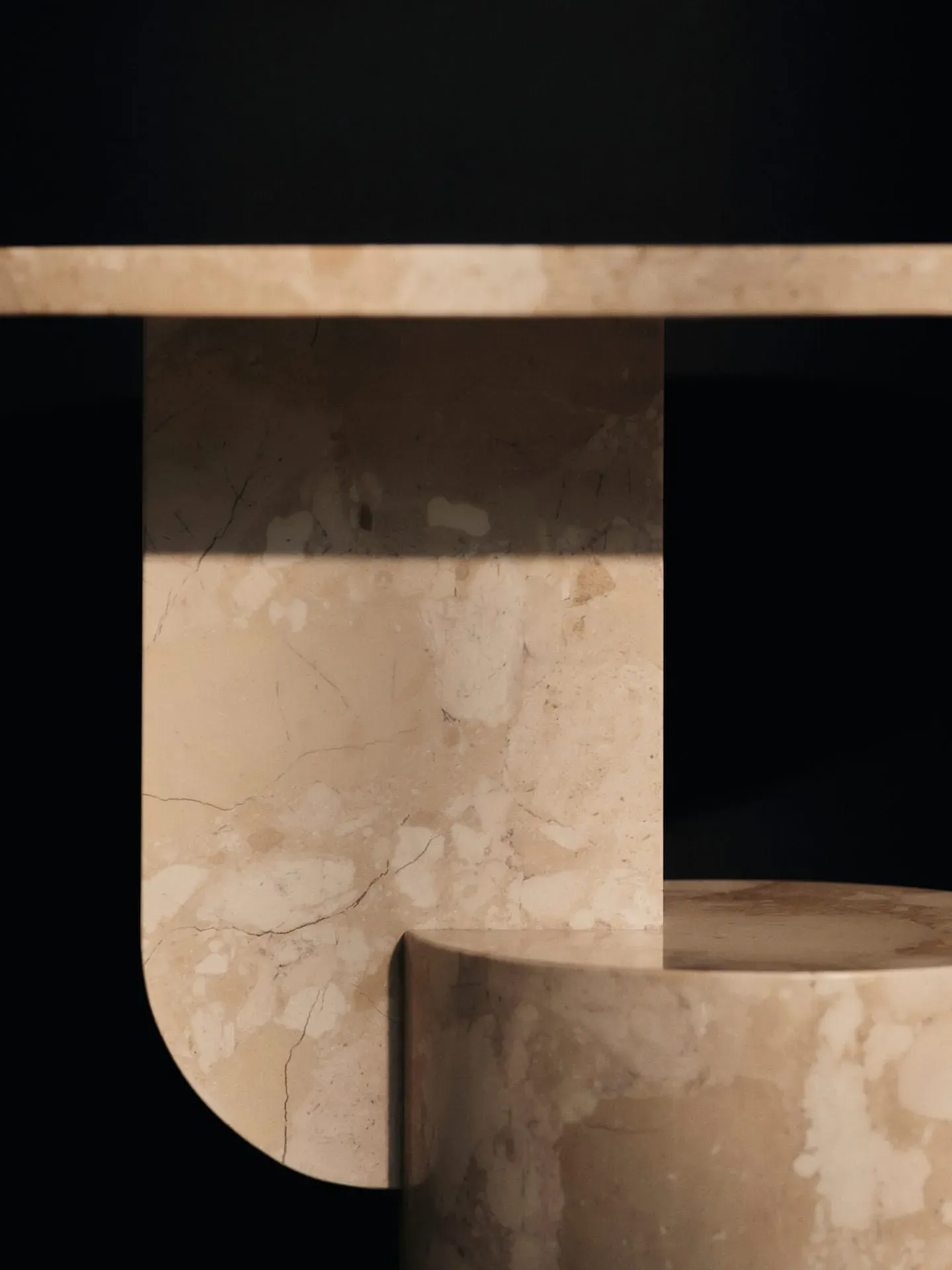 Insert Side Table - Sand, Stone