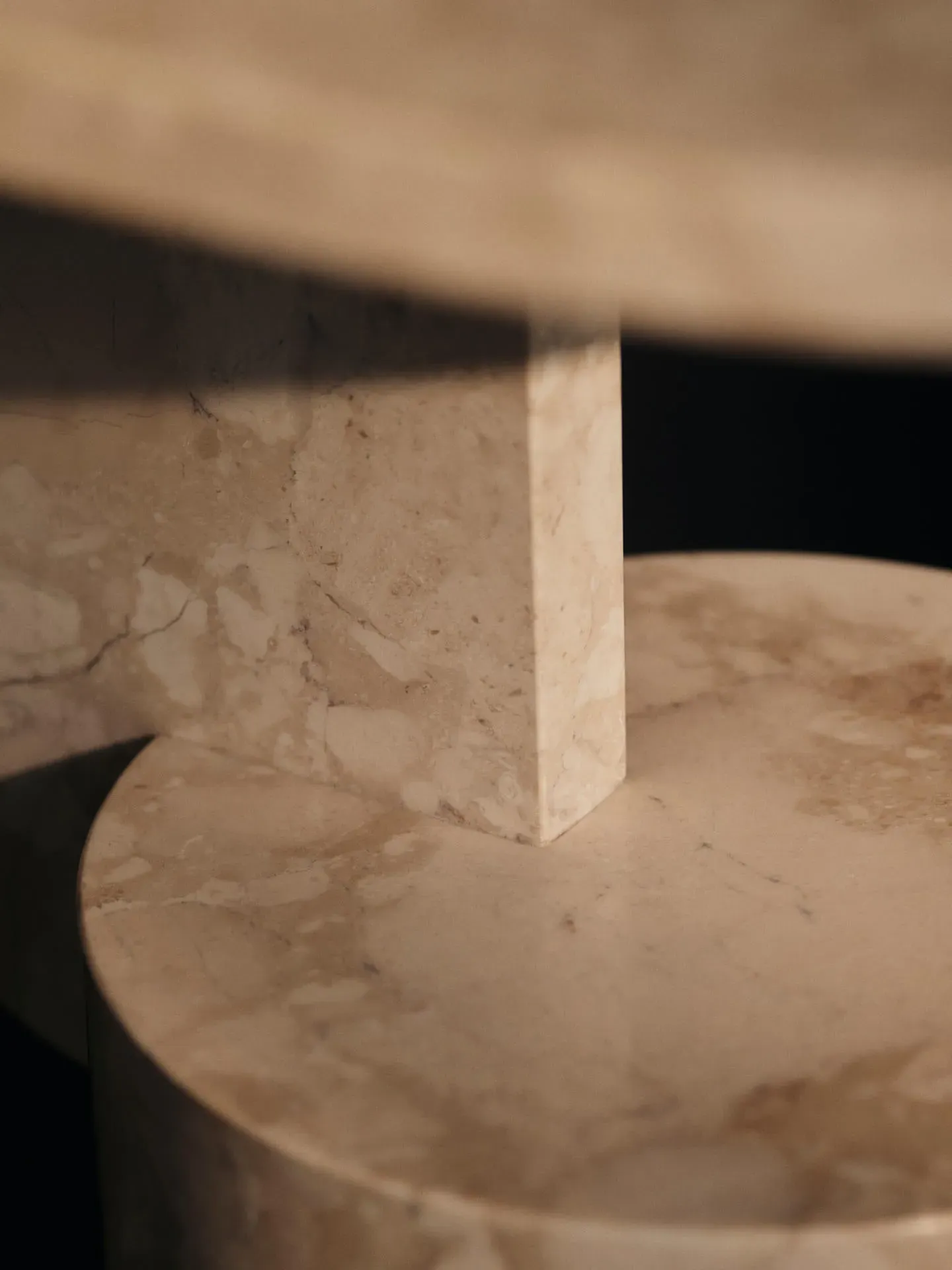 Insert Side Table - Sand, Stone