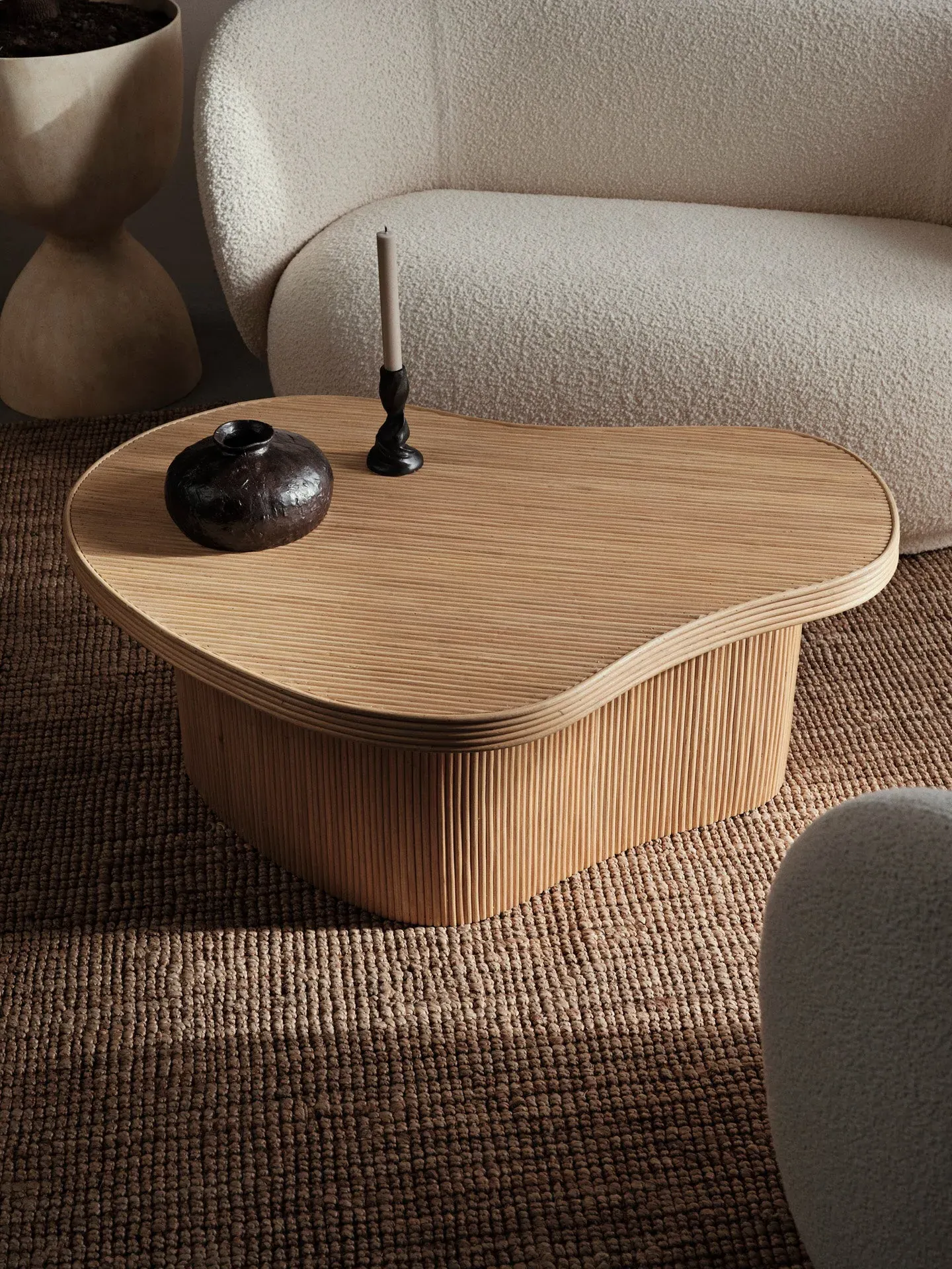 Isola Coffee Table - Natural, Rattan