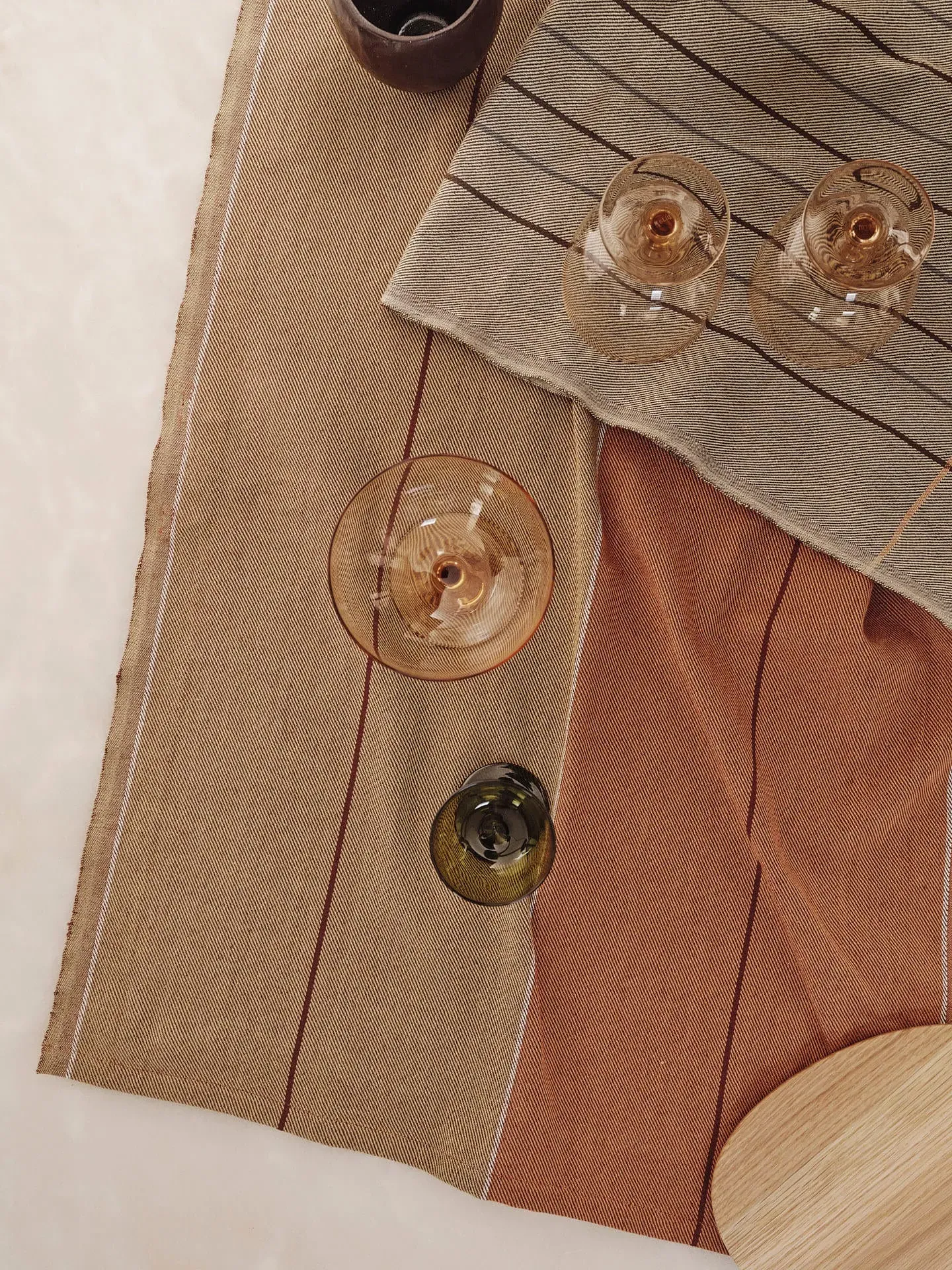 Ito Tea Towel Set of 2 - Hazel/Oat, Organic Cotton