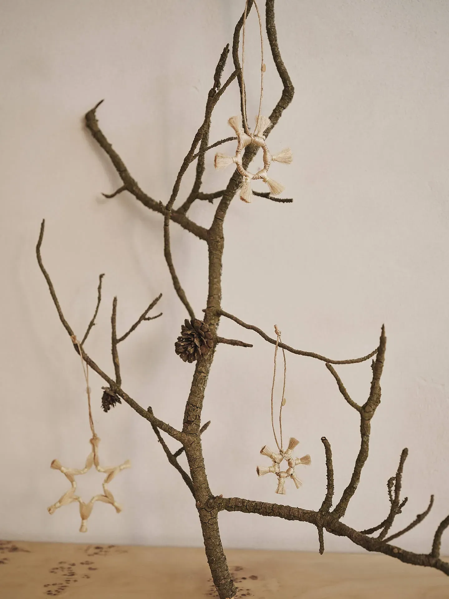 Jute Stars Set of 3 - Natural