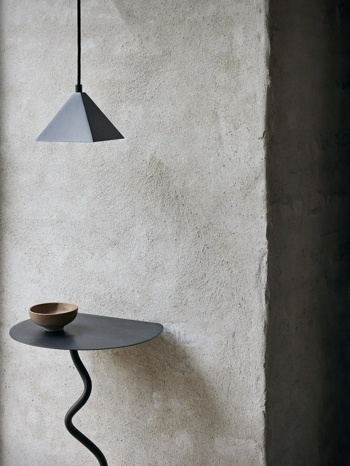 Kare Square Pendant Light - Blackened Stainless Steel