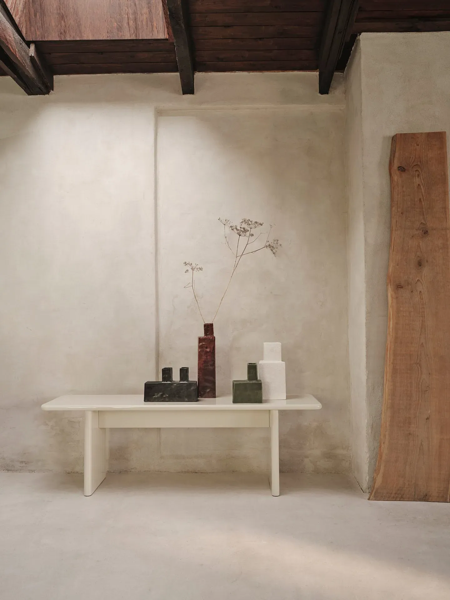 Koa Double Vase - Black