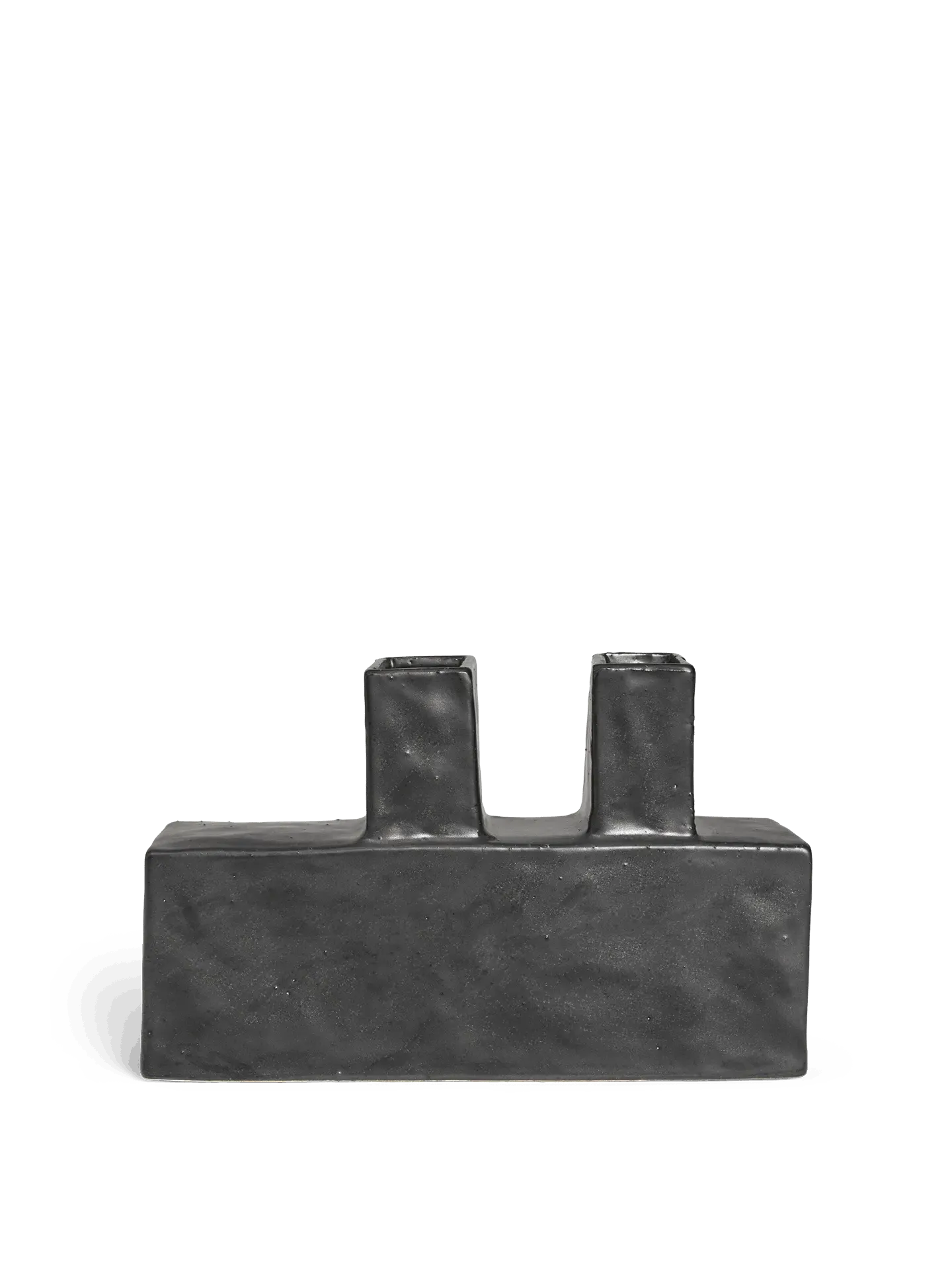 Koa Double Vase - Black image