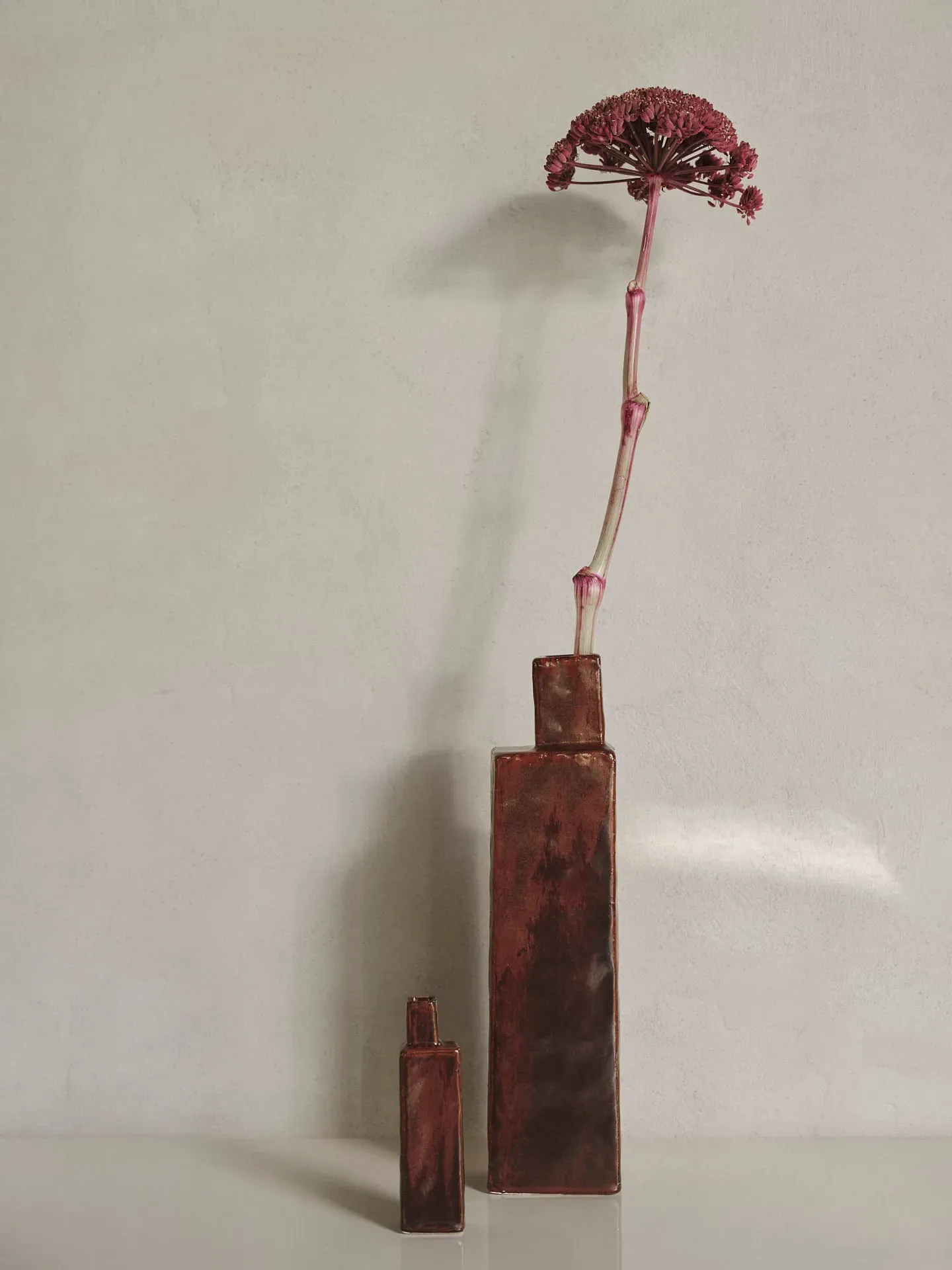 Koa Large Vase - Red Brown