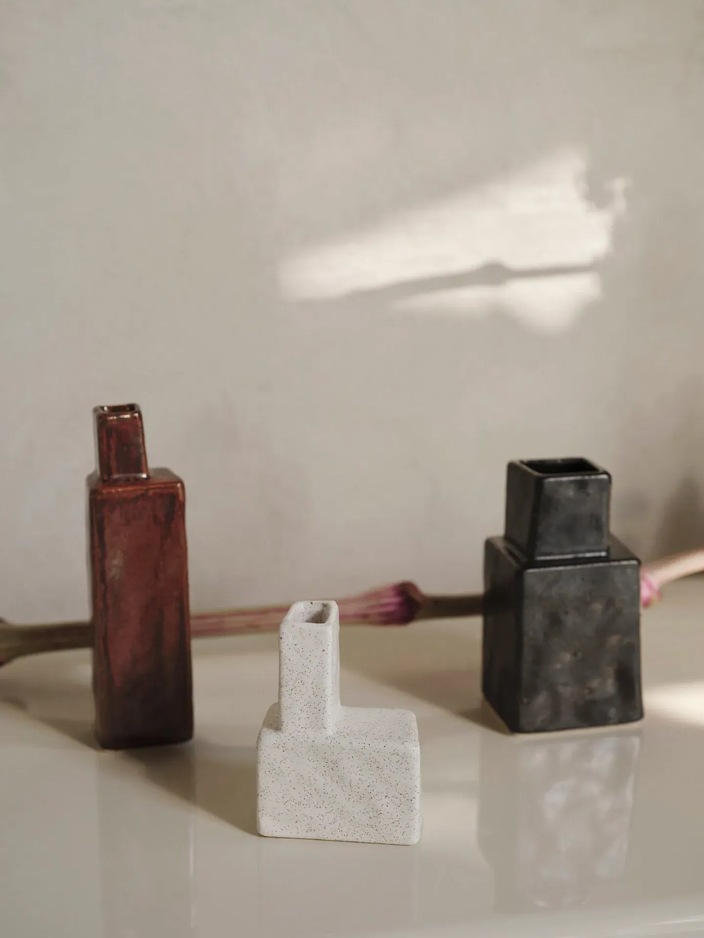 Koa Vase Set of 3 - Multi