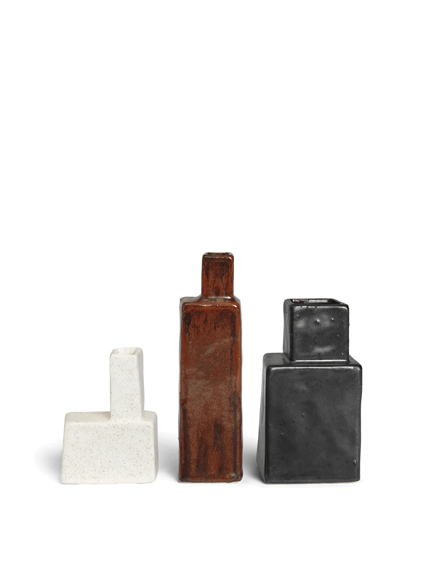 Koa Vase Set of 3 - Multi image