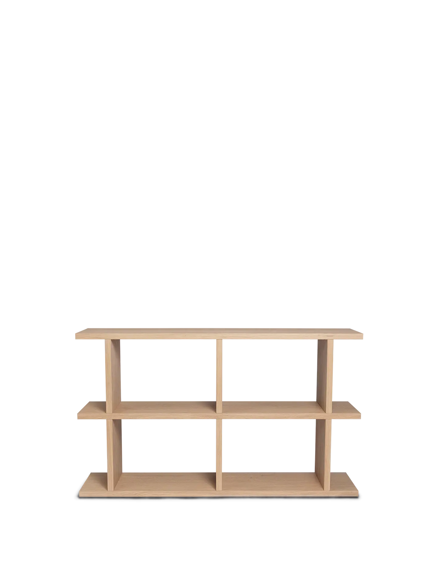 Kona 2x2 Bookcase - Natural Oak Veneer