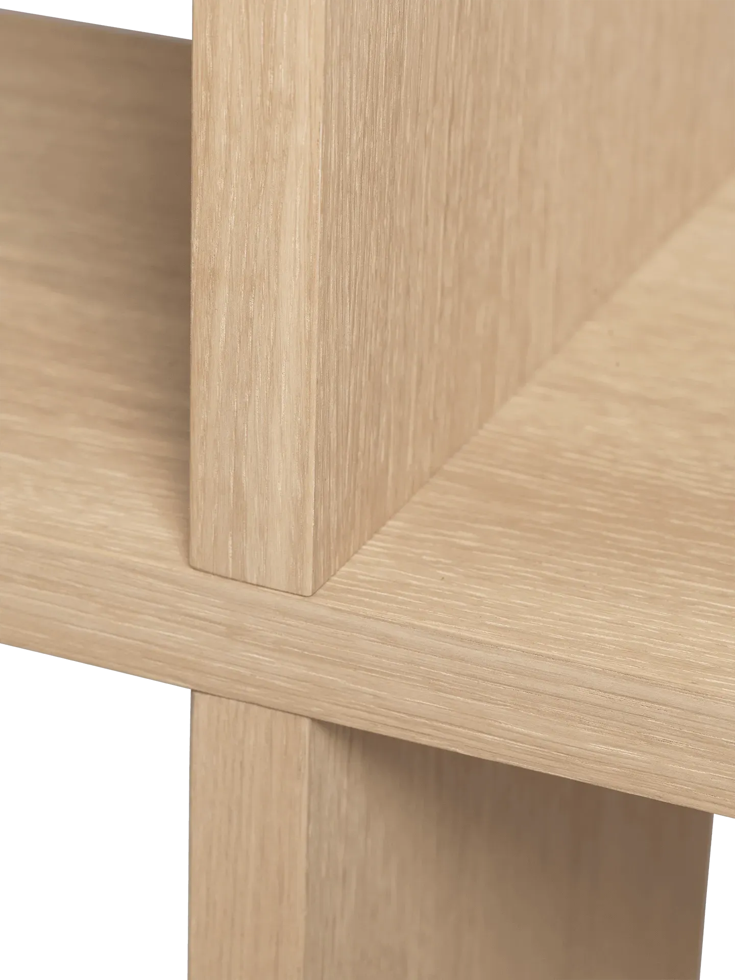 Kona 2x4 Bookcase - Natural Oak Veneer