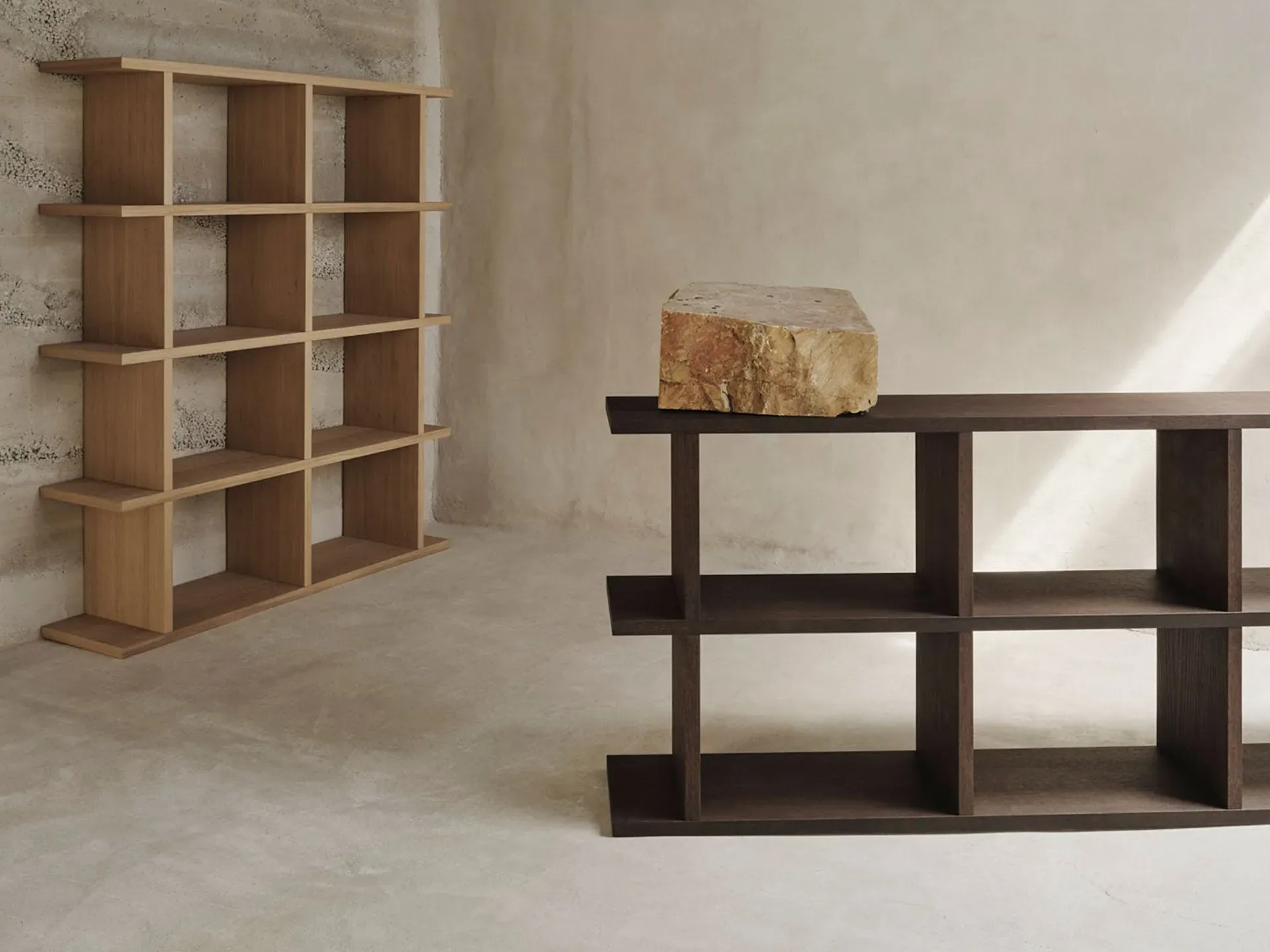 Kona 3x2 Bookcase - Dark Stained Oak