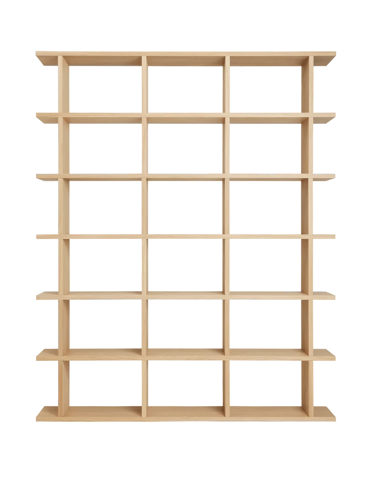 Kona 3x6 Bookcase - Natural Oak Veneer