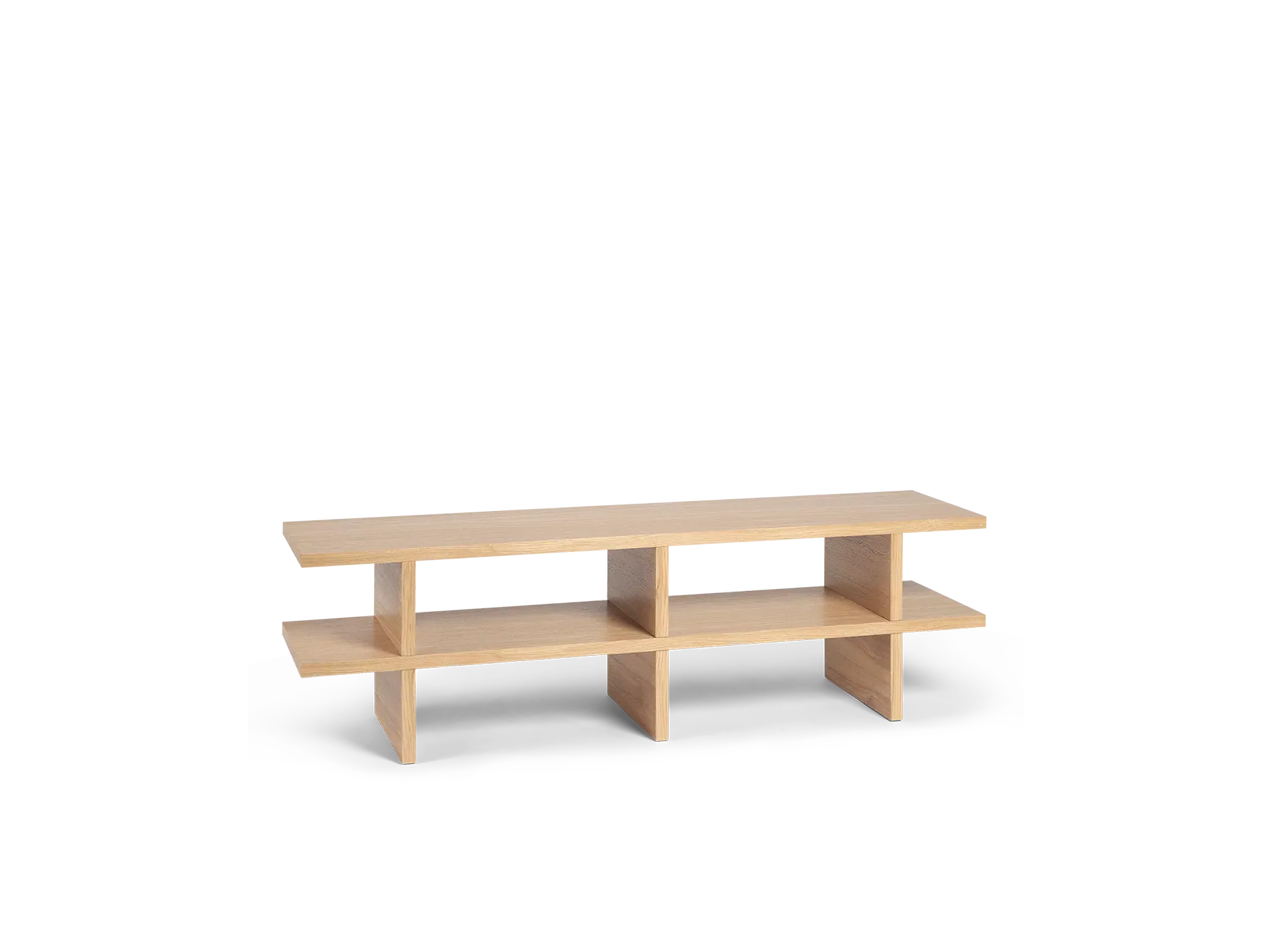 Kona Bench with Storage - Natural Oak