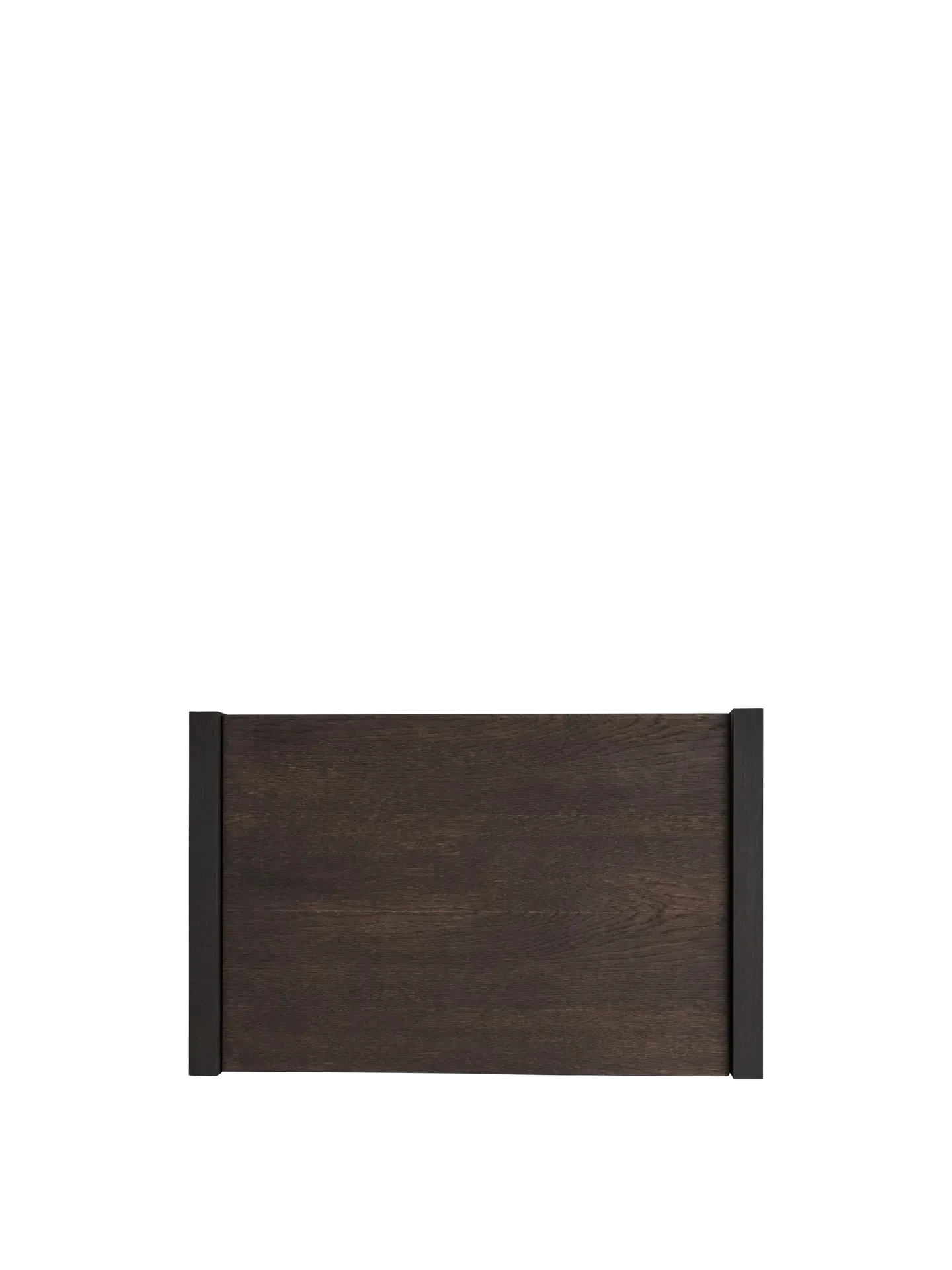 Kona Bookcase Cabinet Insert - Dark Stained Oak