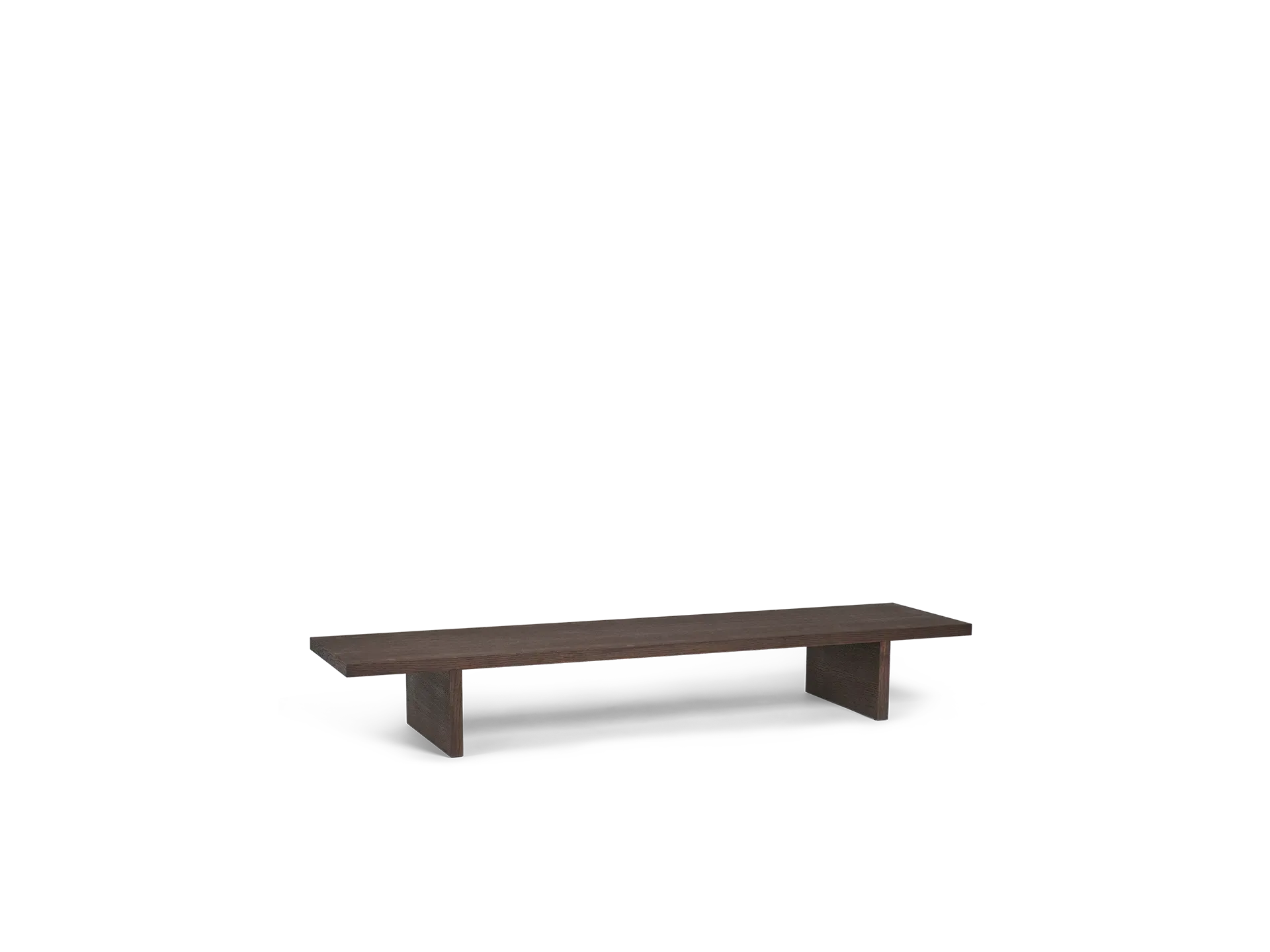 Kona Display Table - Dark Stained Oak