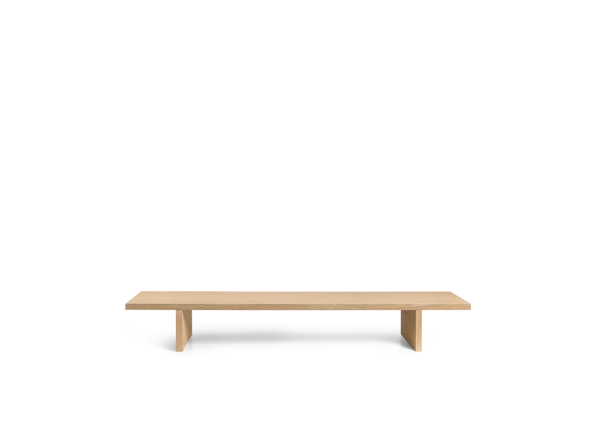 Kona Display Table - Natural Oak Veneer