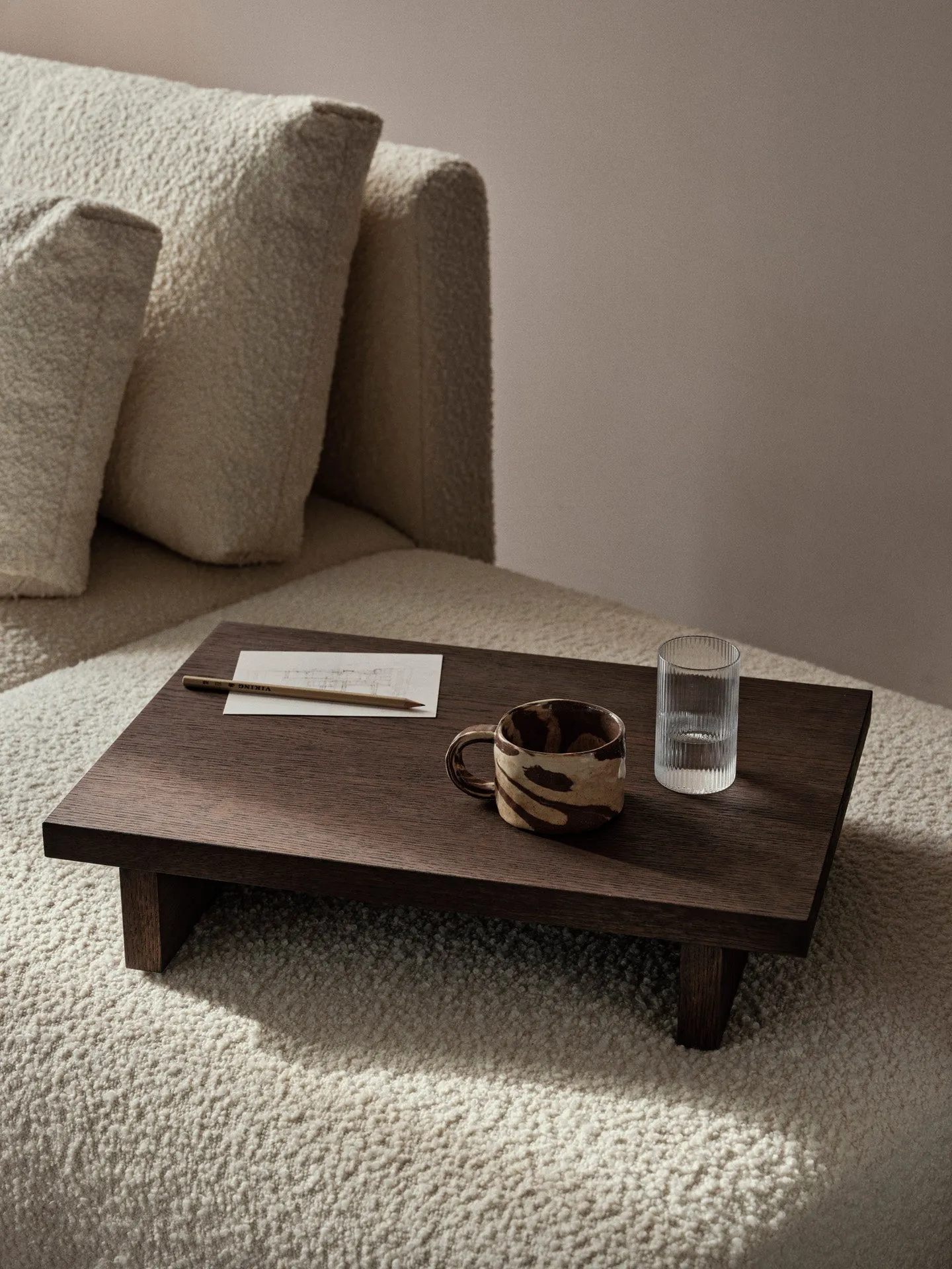 Kona Side Table - Dark Stained Oak