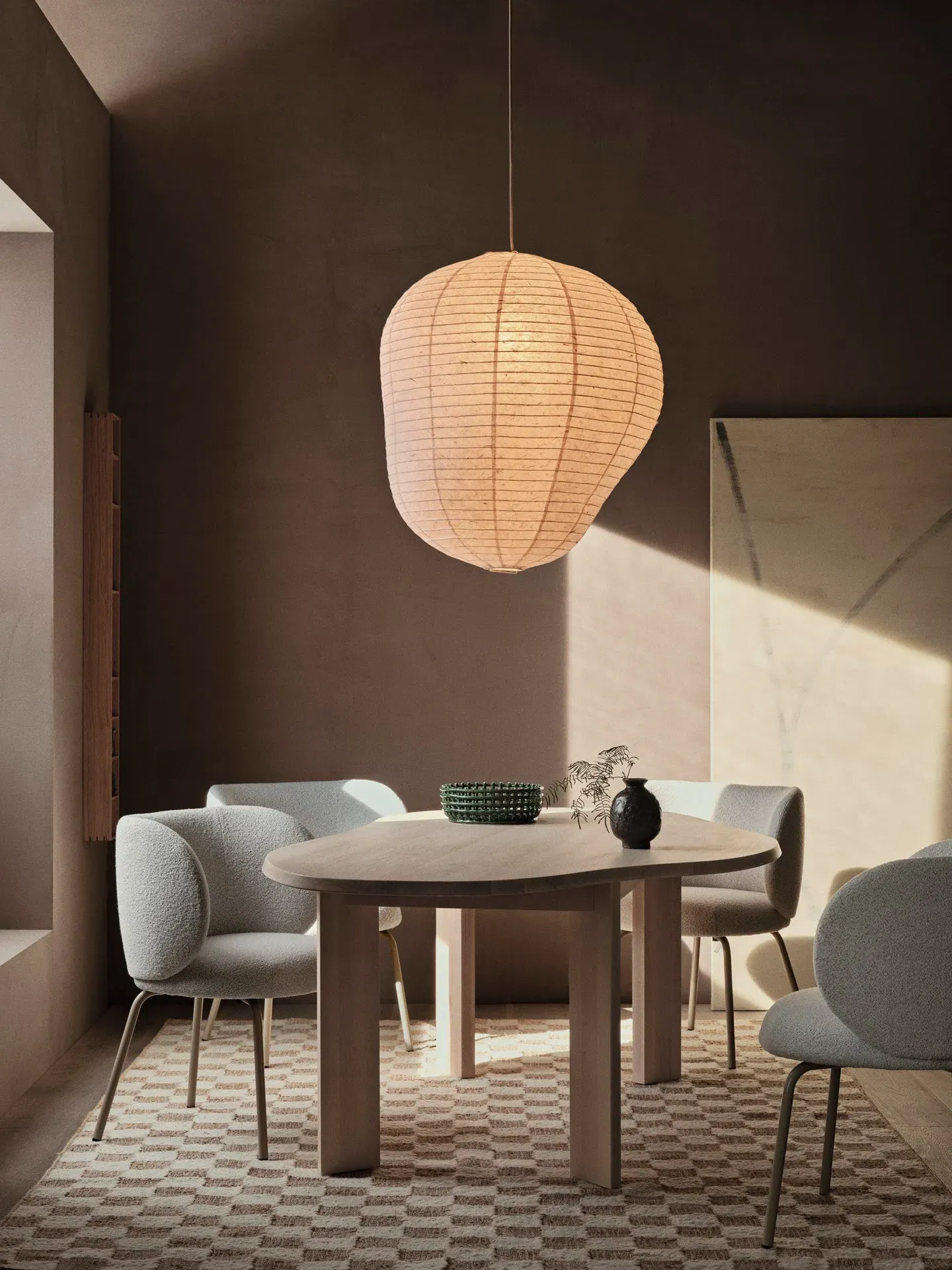 Kurbis Lampshade - Natural