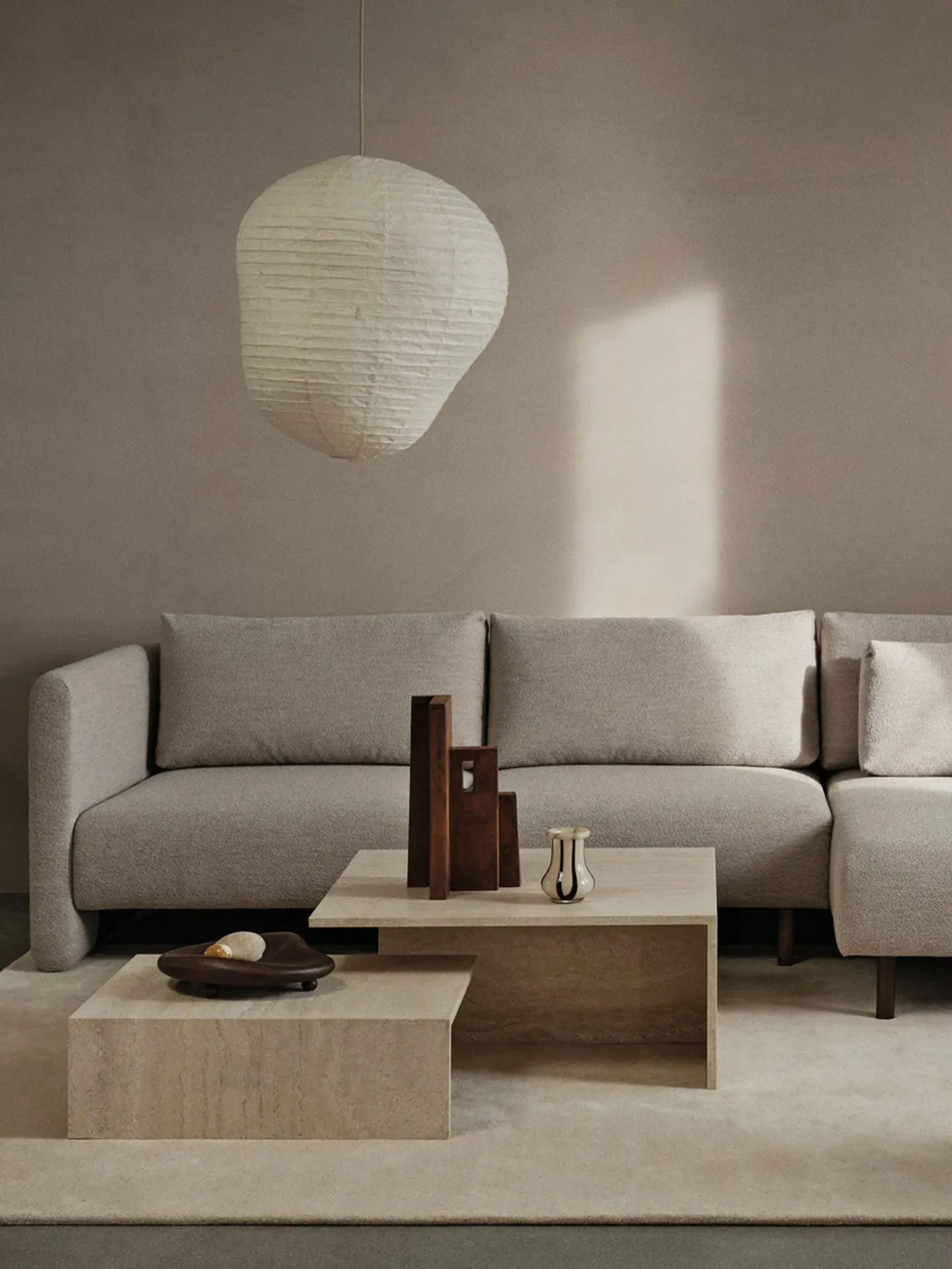 Kurbis Lampshade - Natural