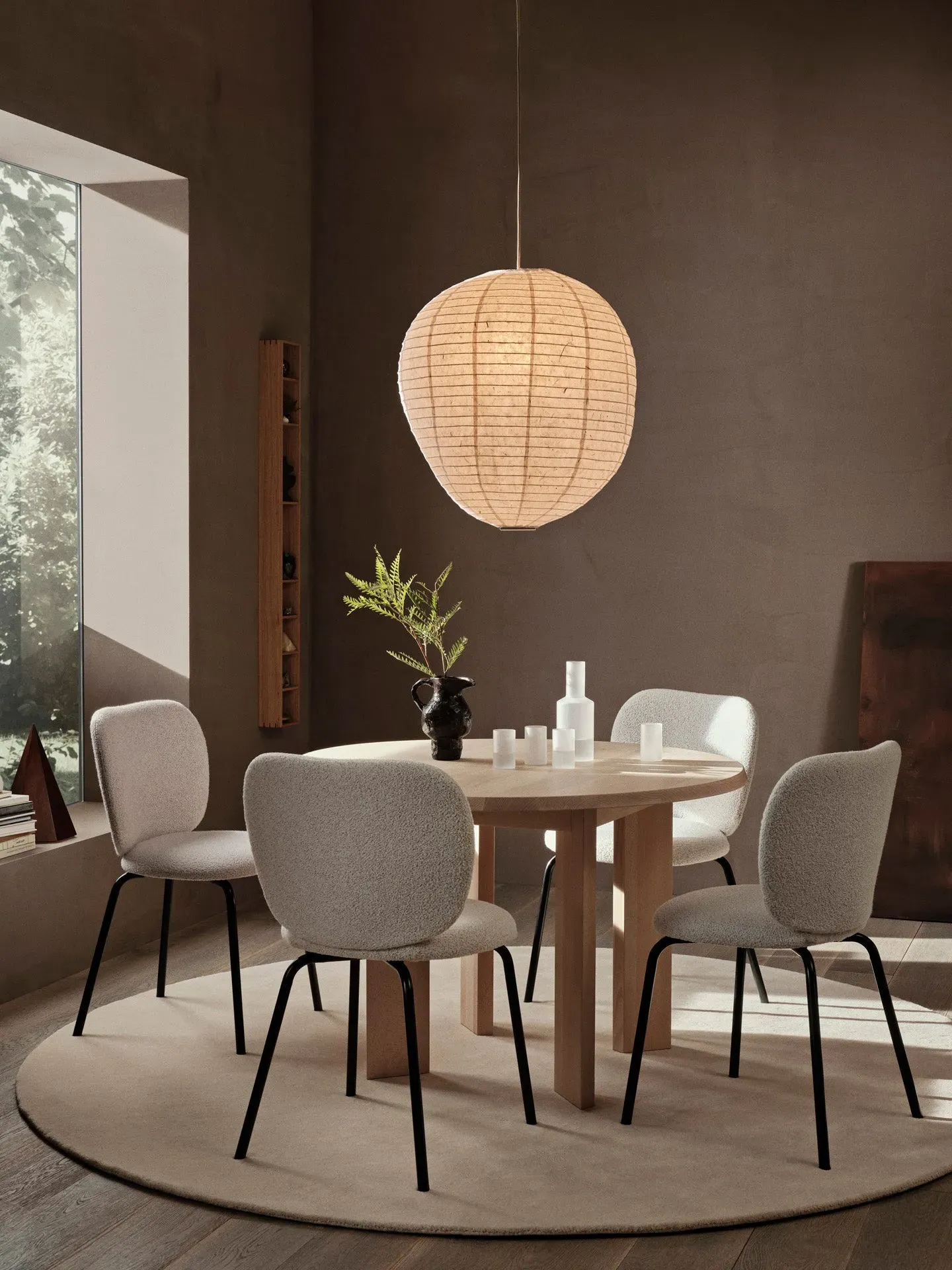 Kurbis Lampshade - Natural, Washi Paper