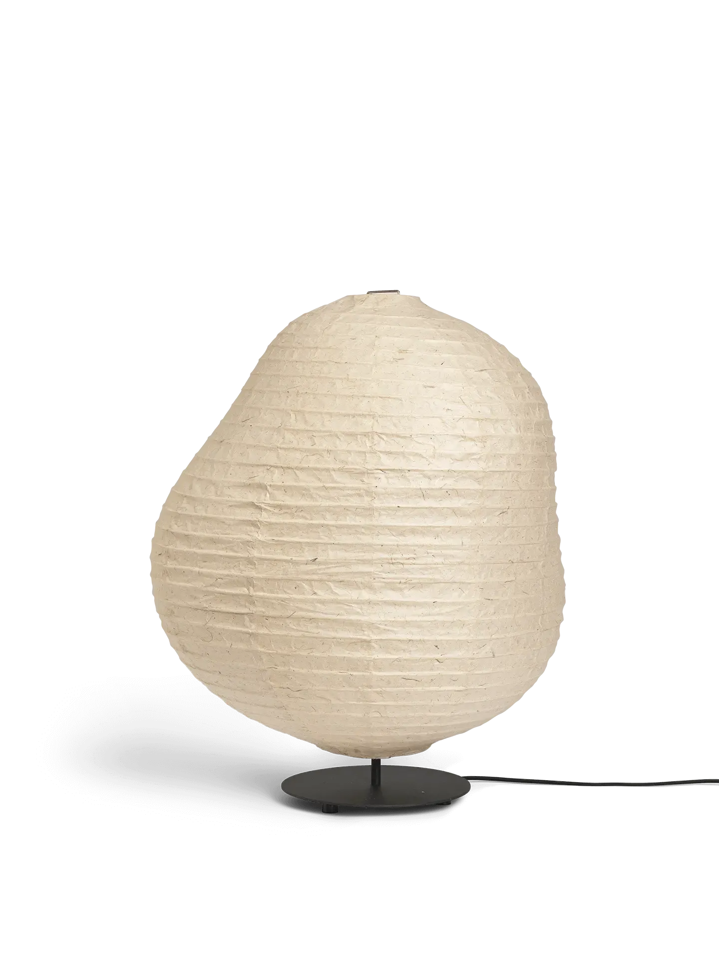 Kurbis Low Floor Lamp - Black, Washi Paper image