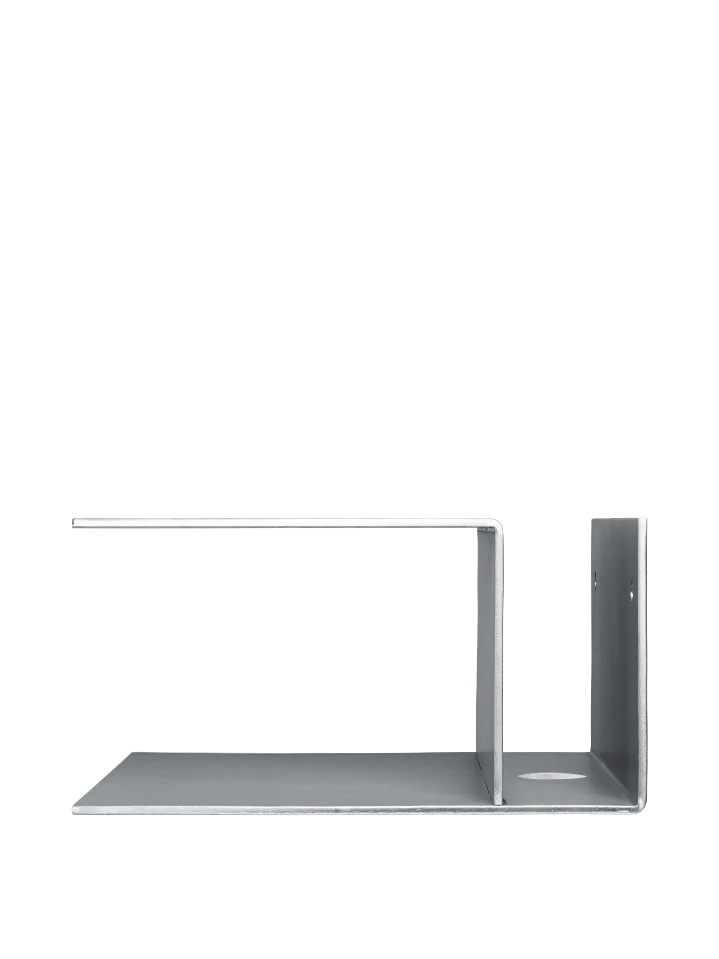 Lager Bedside Table - Aluminium