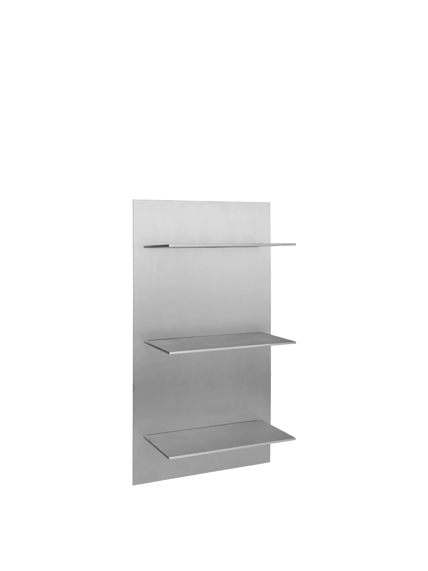 Lager Triple Wall Shelf - Small - Aluminium