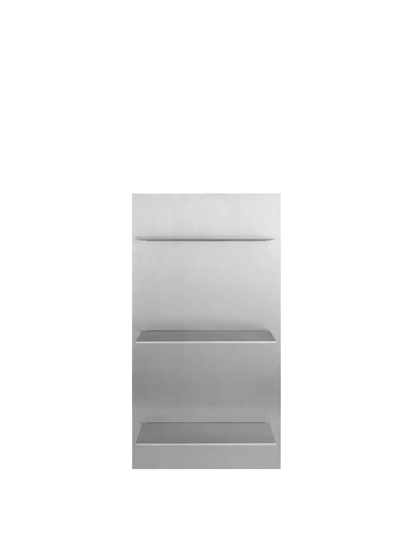 Lager Triple Wall Shelf - Small - Aluminium image