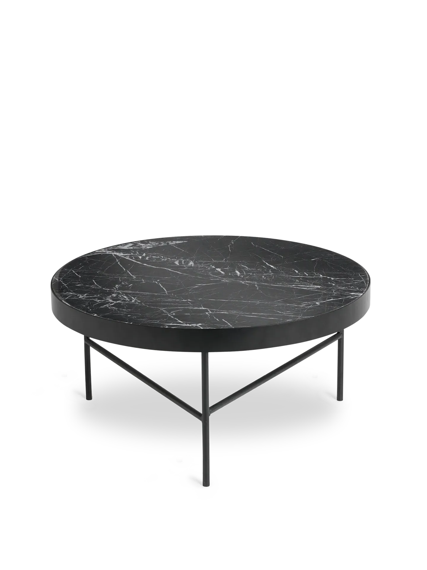 Large Marble Table - Black Marquina