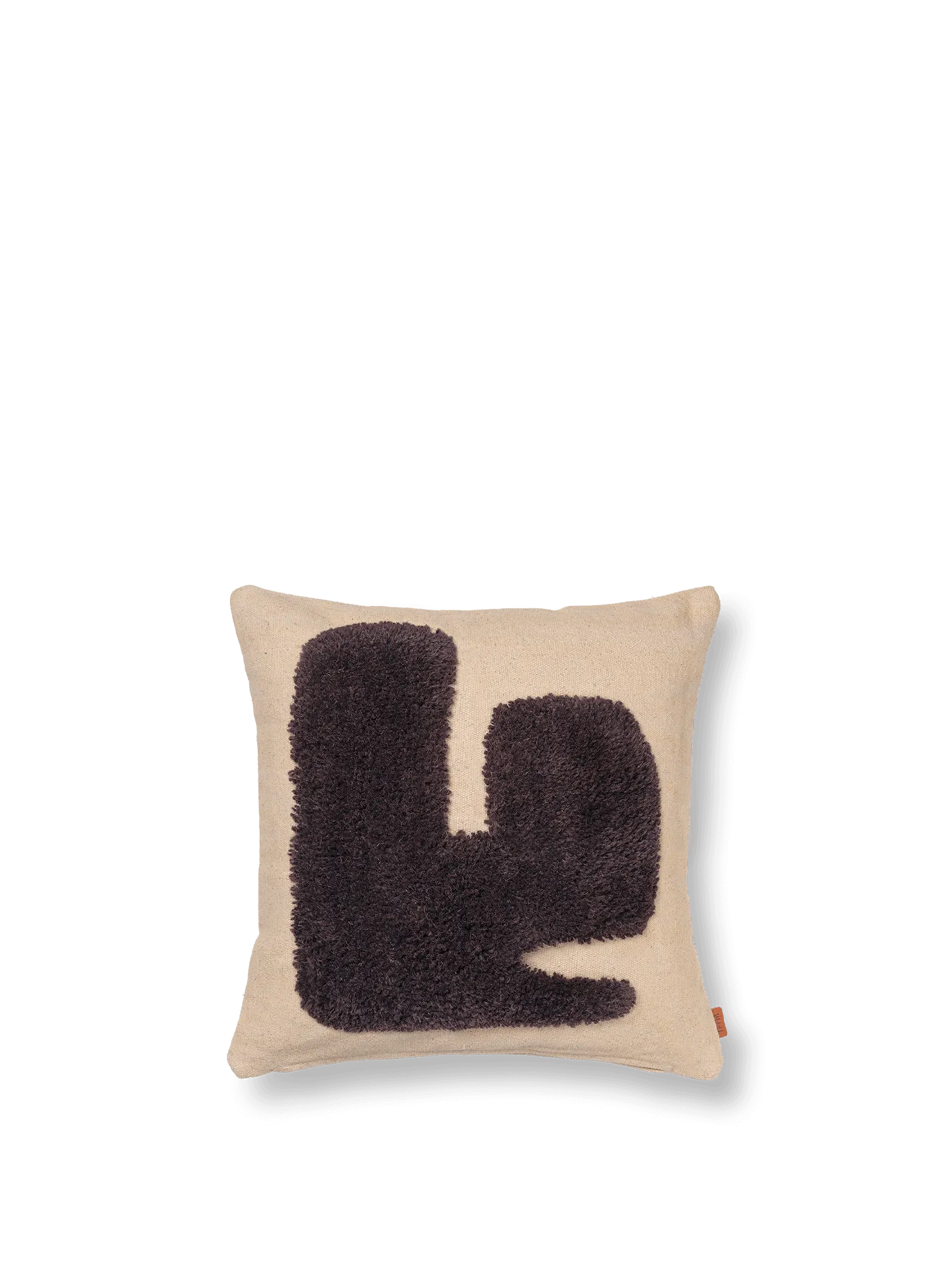 Lay Cushion - Sand, Cotton Canvas