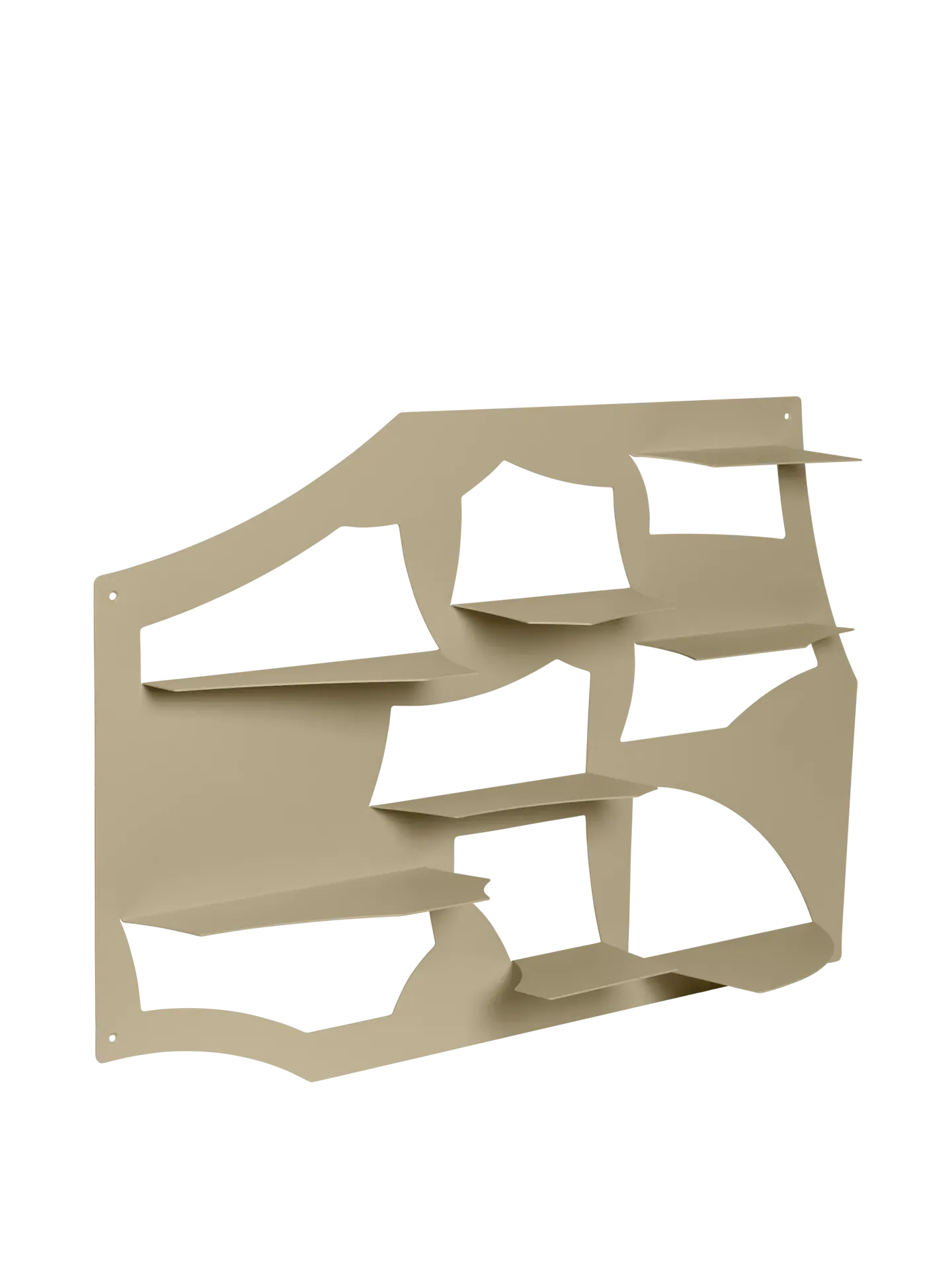 Leta Wall Shelf - Cashmere, Steel