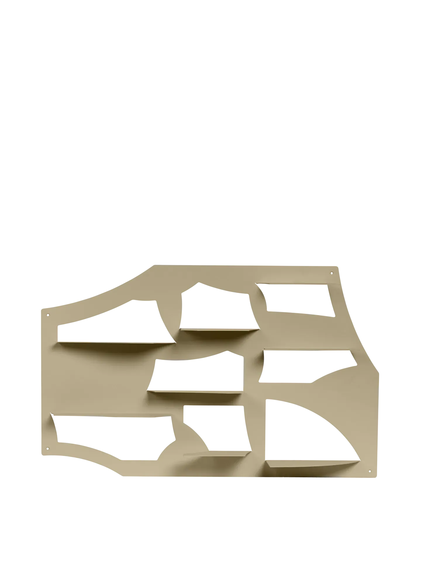 Leta Wall Shelf - Cashmere, Steel image