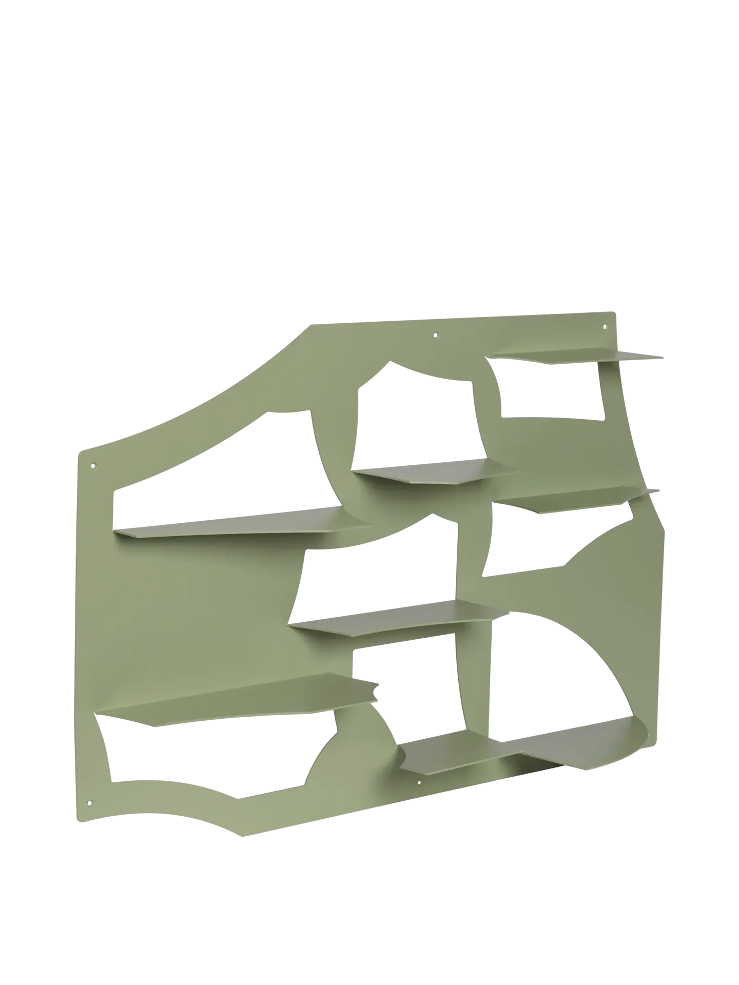 Leta Wall Shelf - Tea Green, Steel