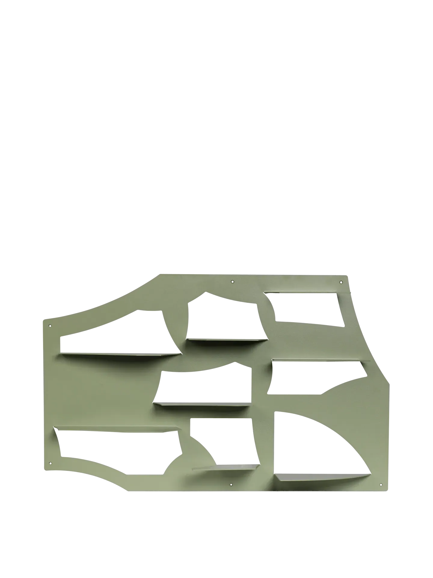 Leta Wall Shelf - Tea Green, Steel