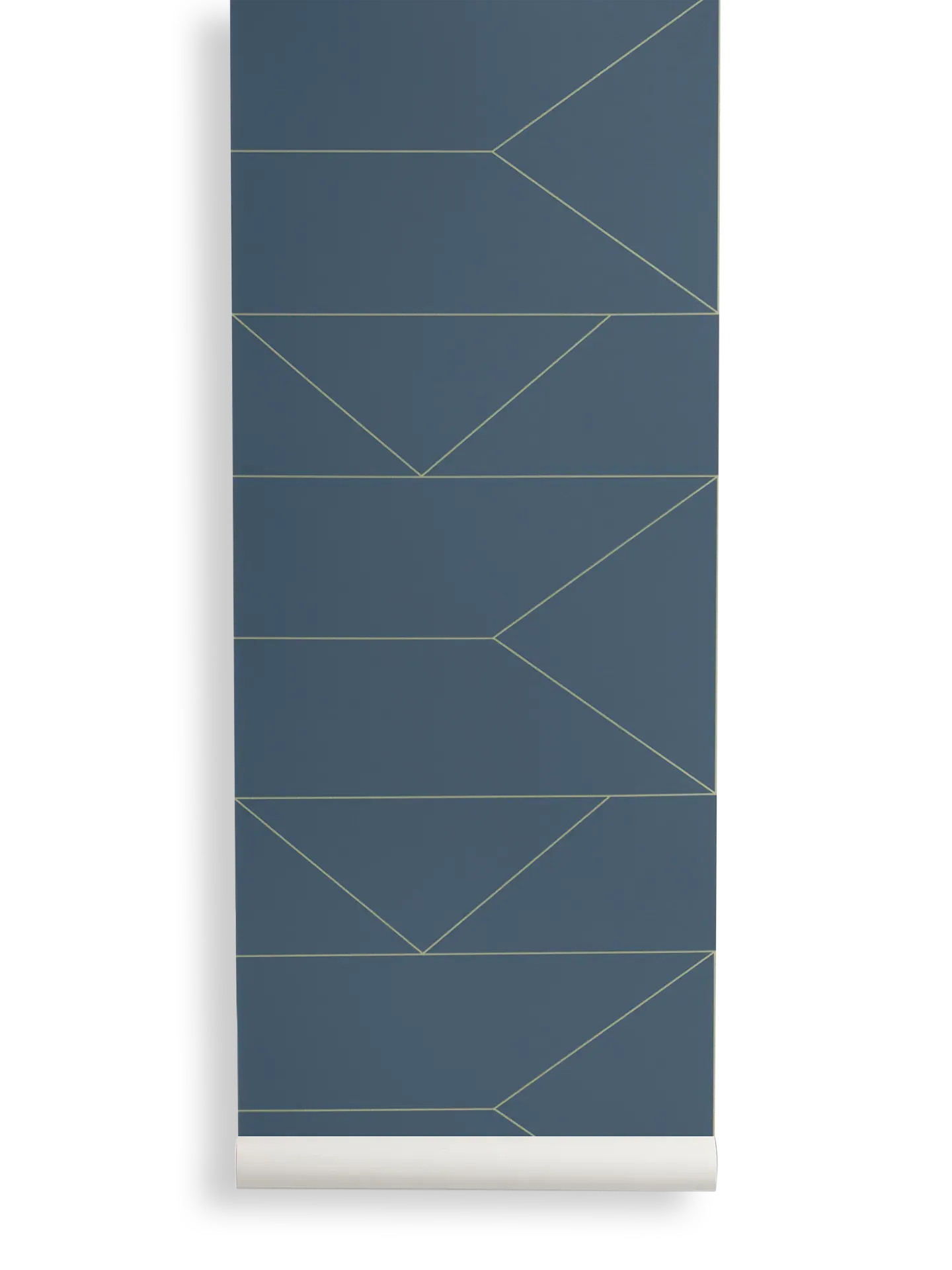 Lines Wallpaper - Dark Blue image