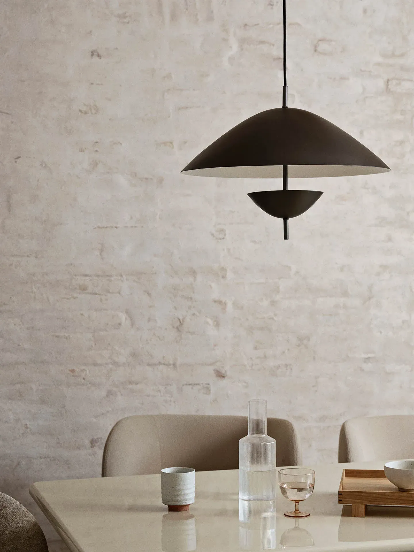 Lod Pendant Light - Blackened Iron