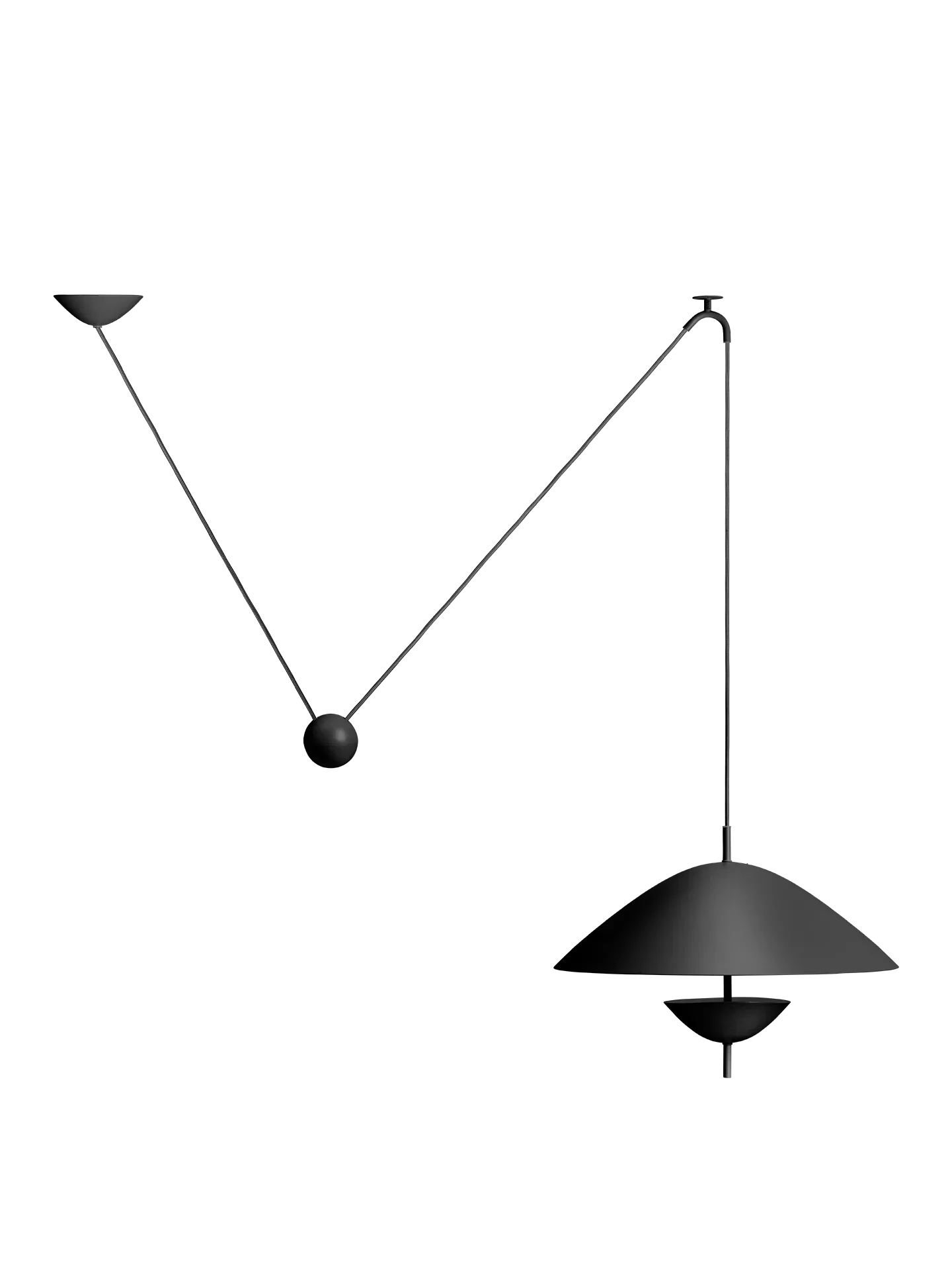 Lod Pendant Light - Blackened Iron image