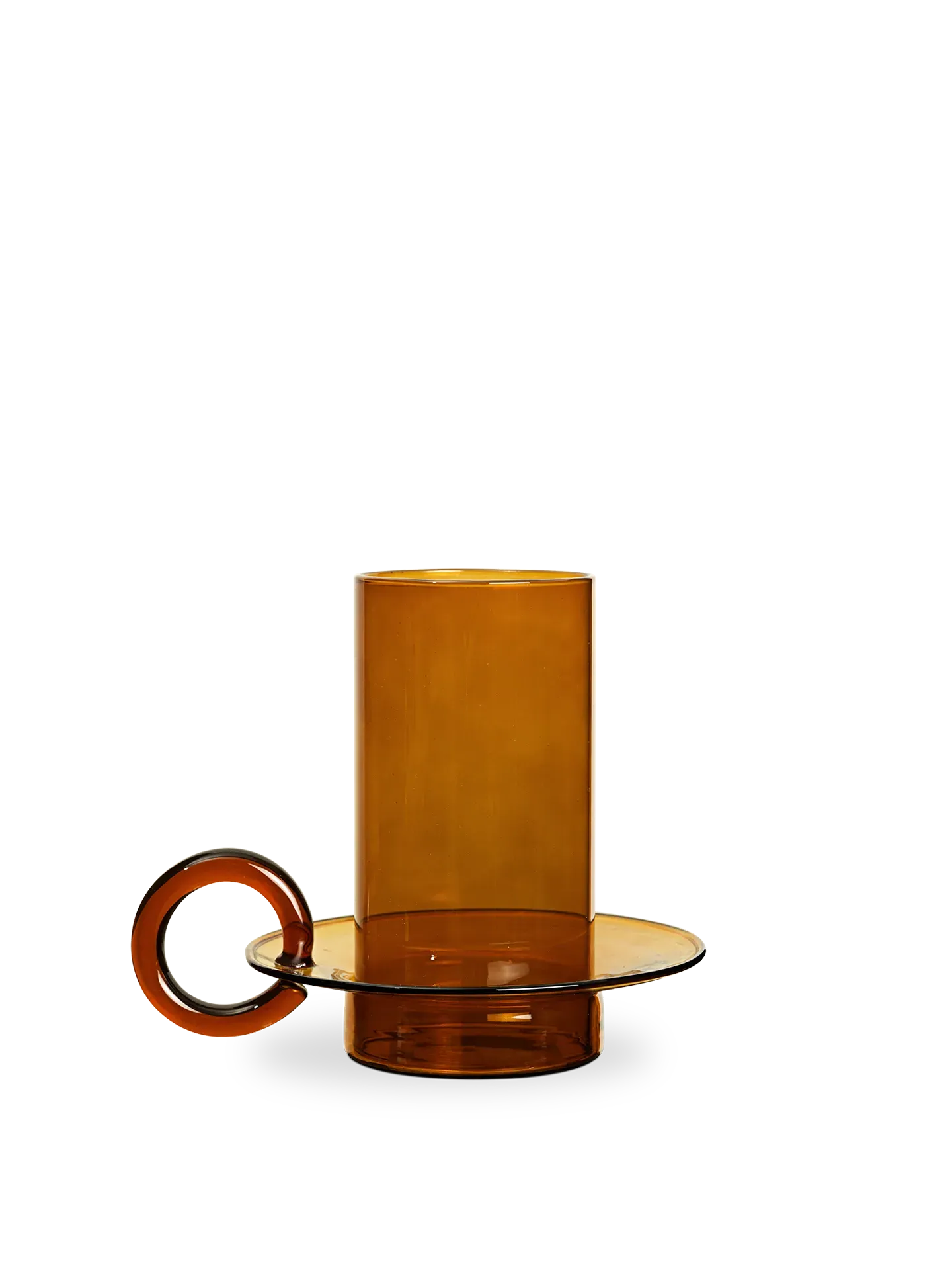 Luce Candle Holder - Amber image