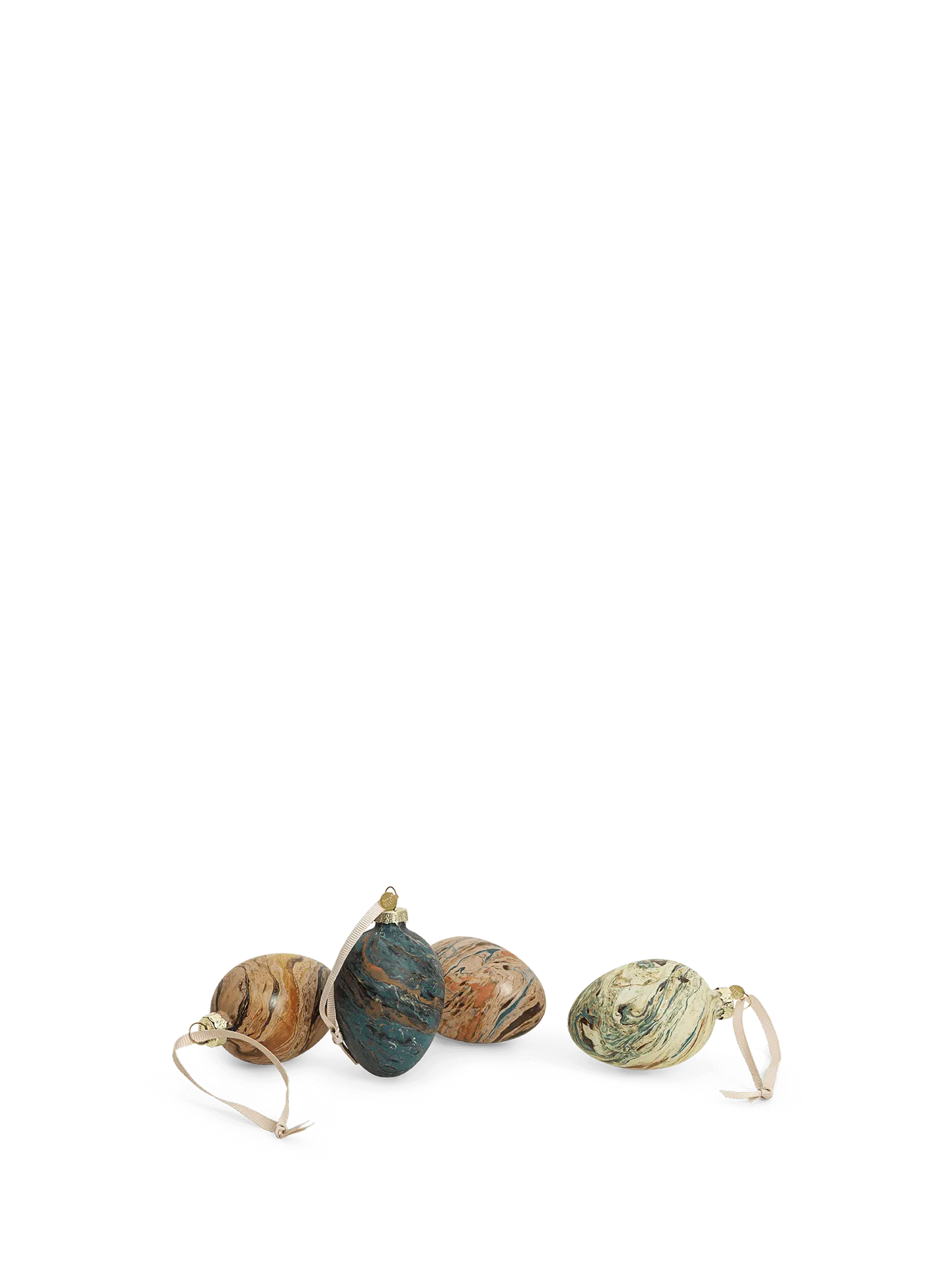 Marble Easter Eggs Set of 4 - Mixed image