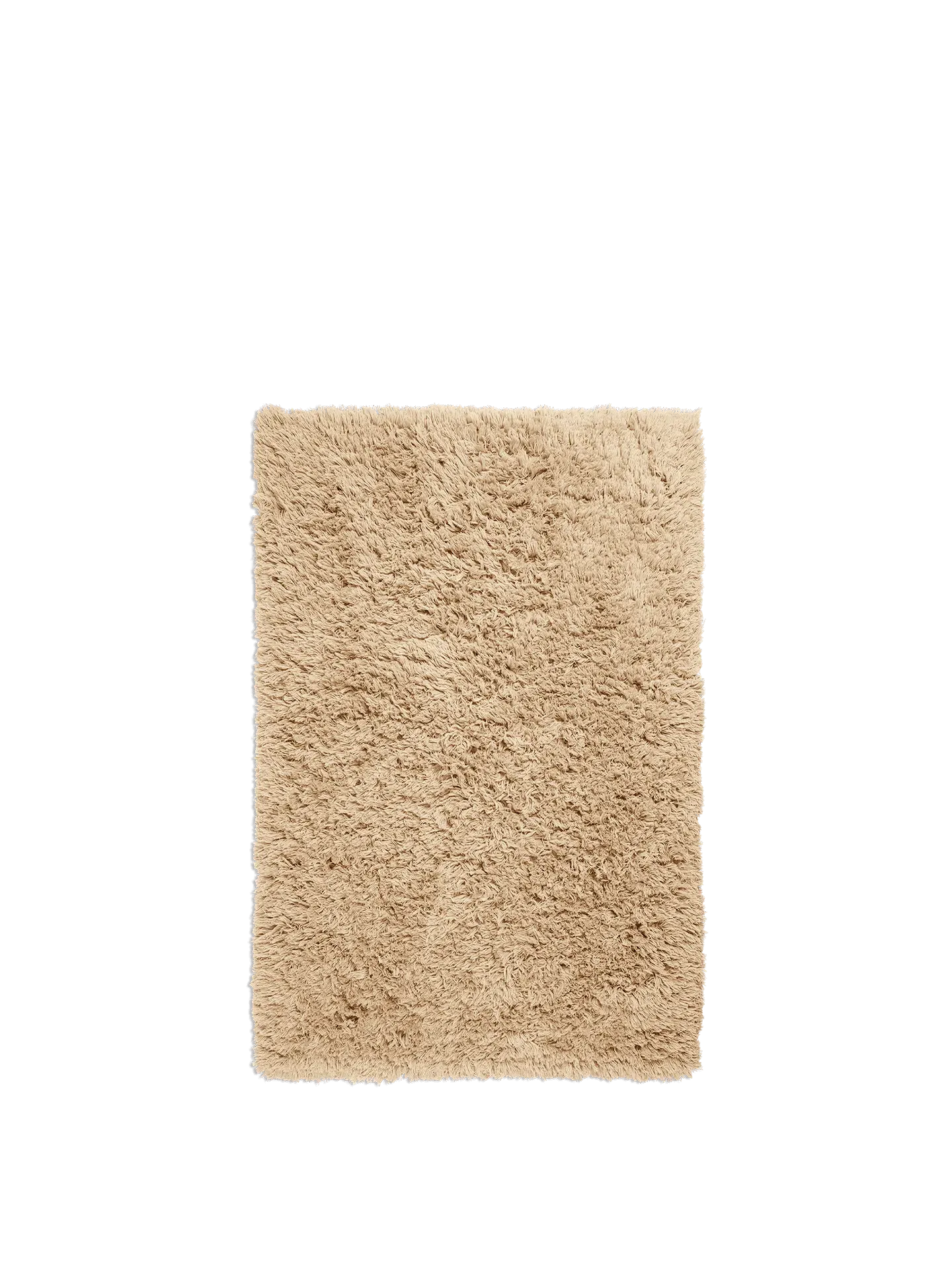 Meadow High Pile Rug - Light Sand, New Zealand Wool