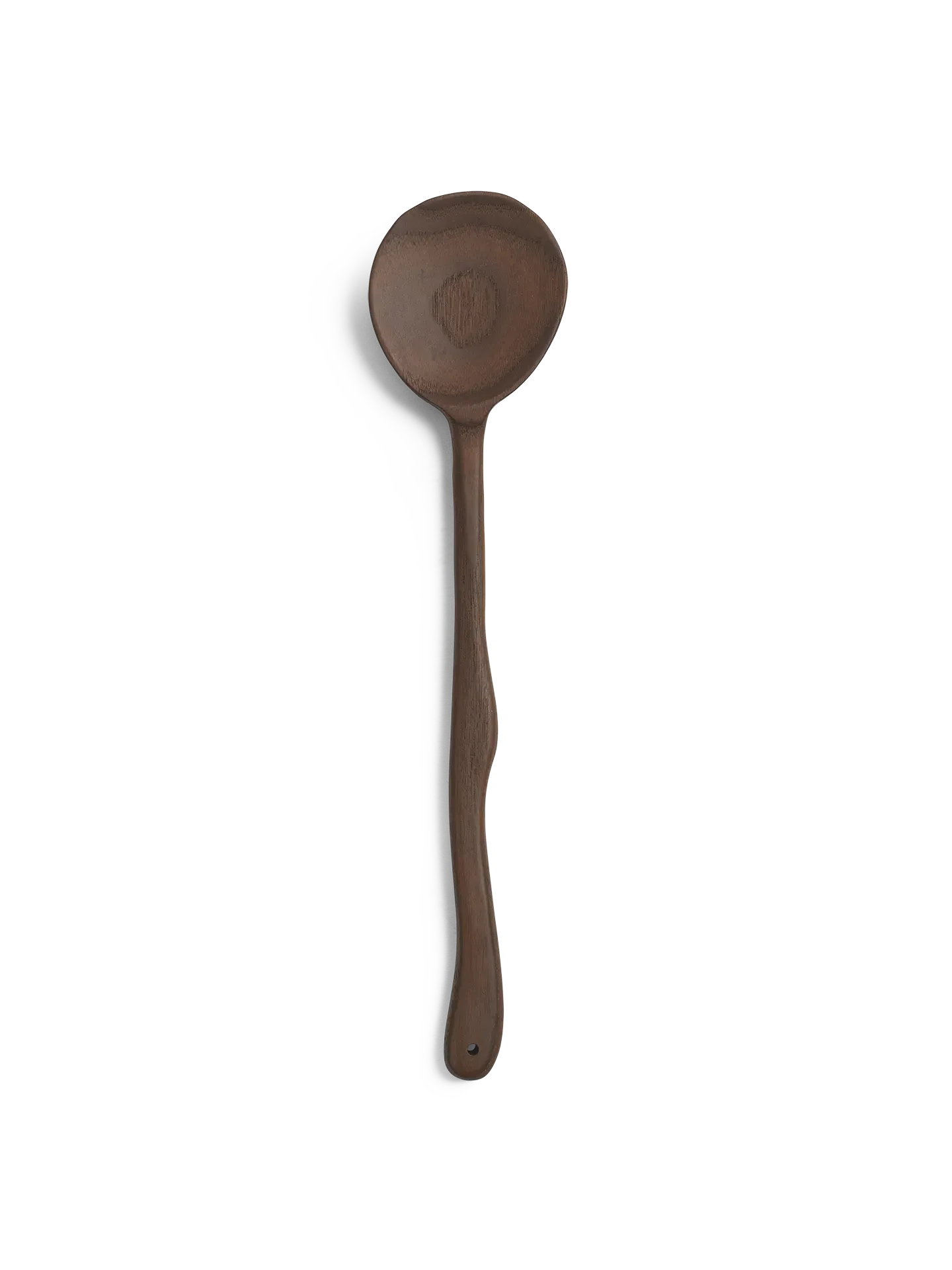 Meander Spoon - Dark Brown, Ash Wood
