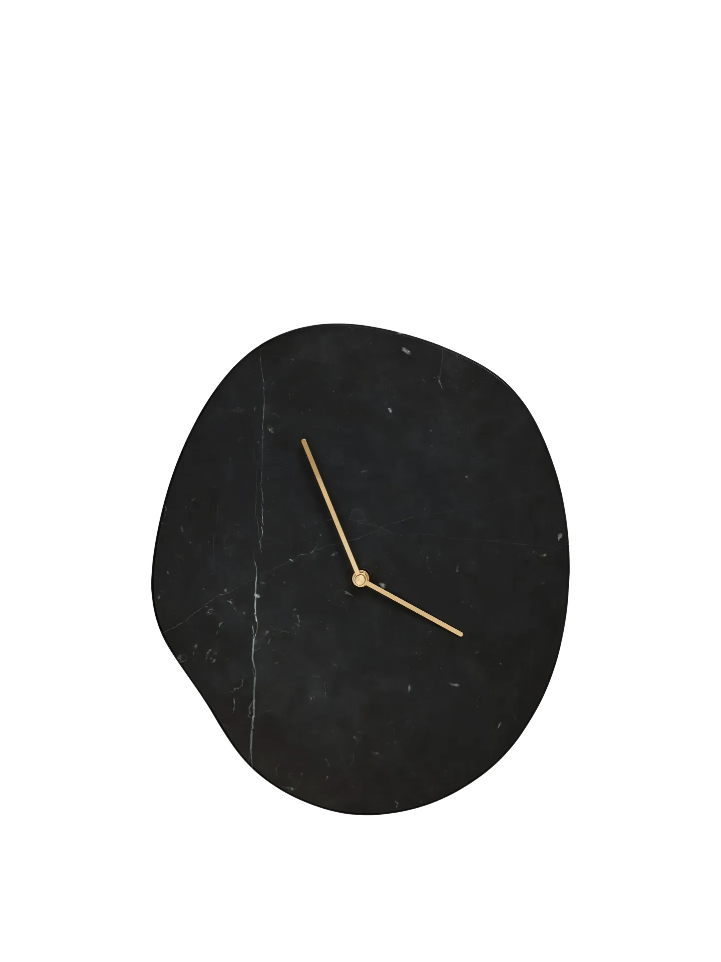Melt Wall Clock - Black Marble