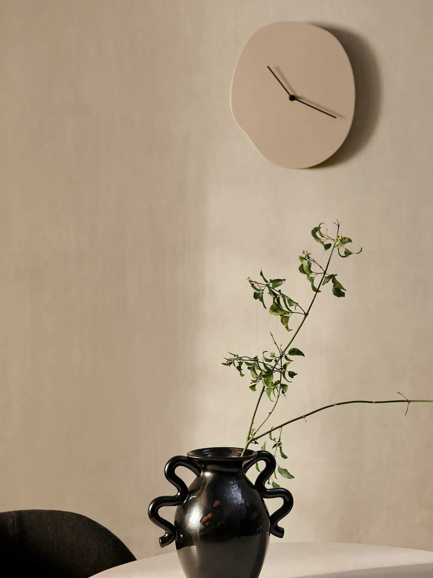 Melt Wall Clock - Cashmere