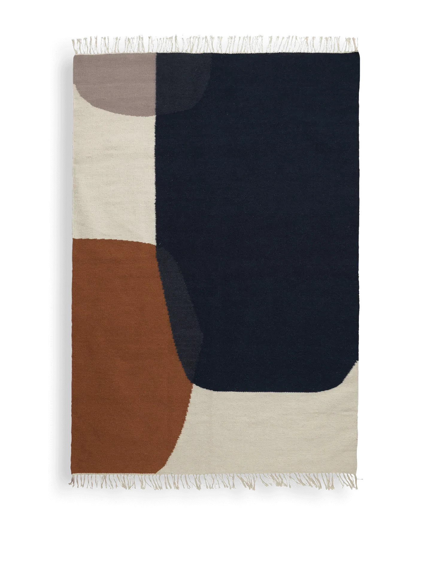 Merge Large Kelim Rug - Burnt Hues, Wool