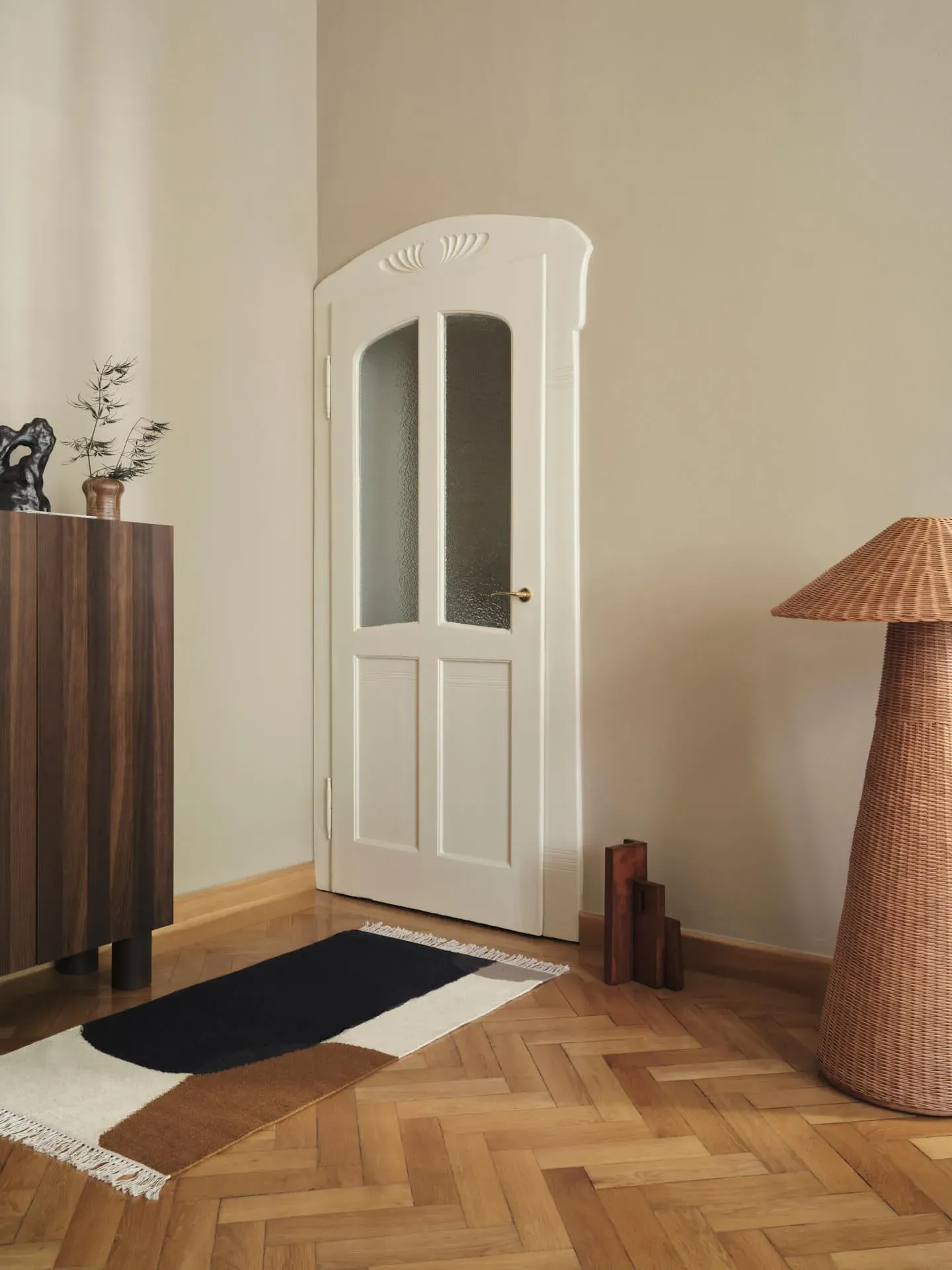 Merge Small Kelim Rug - Burnt Hues, Wool