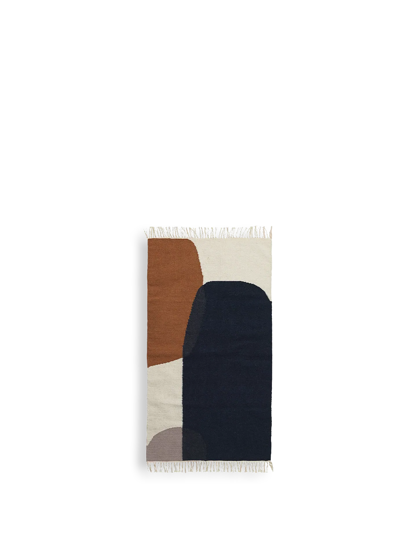 Merge Small Kelim Rug - Burnt Hues, Wool image