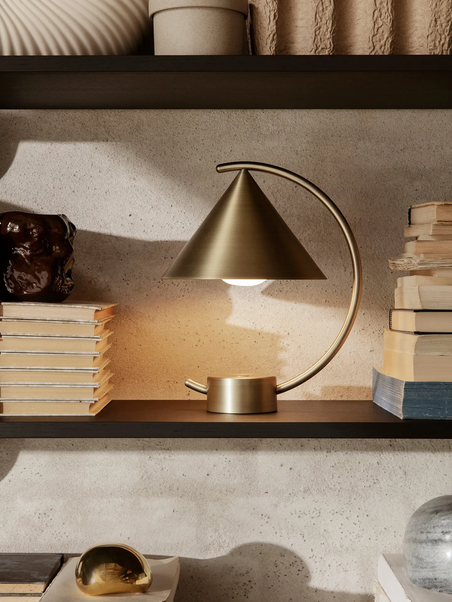 Meridian Portable Lamp - Brass