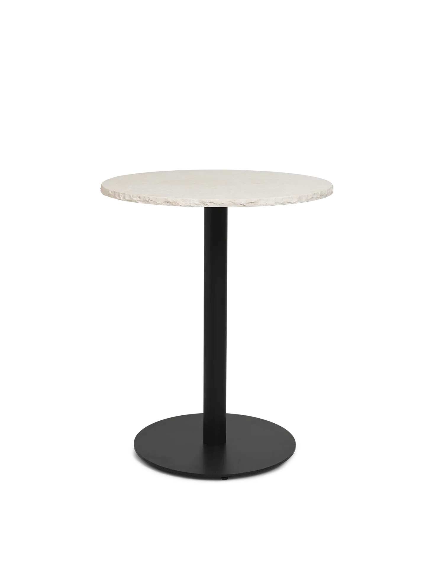 Mineral Café Table - Black, Bianco Curia Marble image