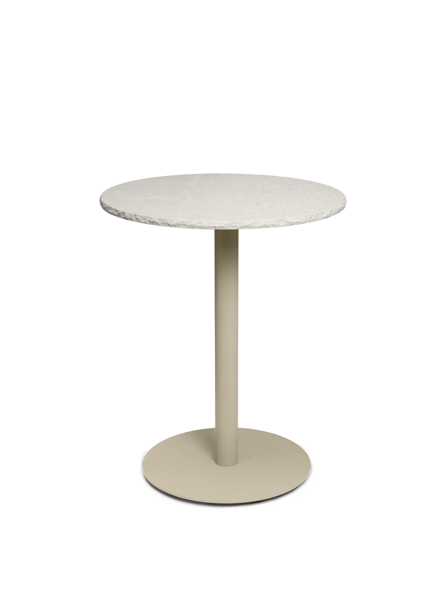 Mineral Café Table - Cashmere, Bianco Curia Marble