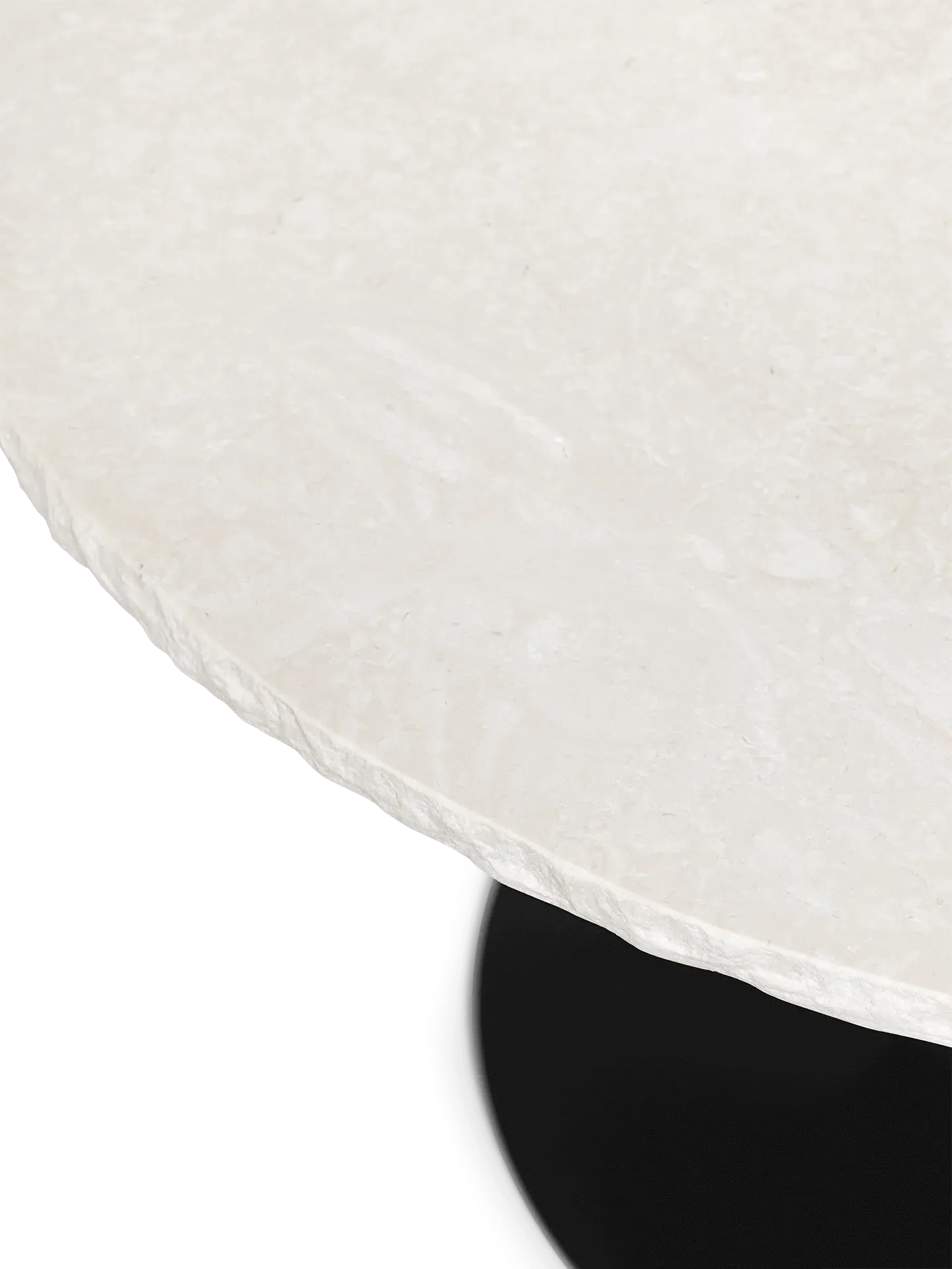 Mineral Dining Table - Black, Bianco Curia Marble