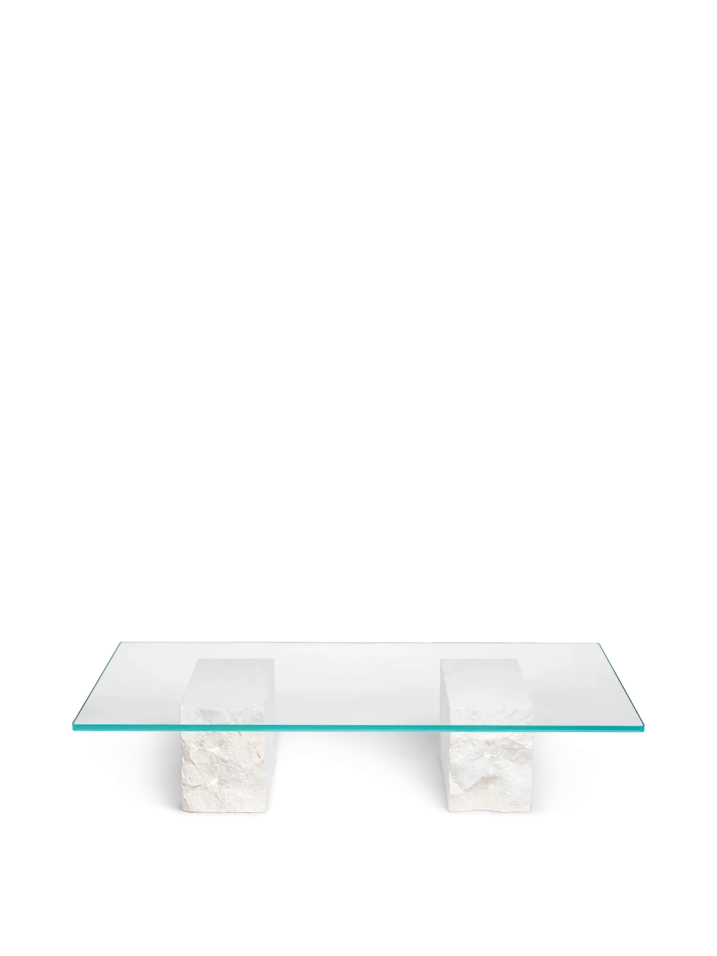 Mineral Rectangular Coffee Table - Bianco Curia